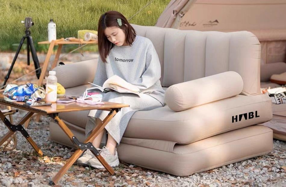 HABL Çift Kişilik 2'si 1 Arada Şarjlı Şişme Koltuk ve Yatak