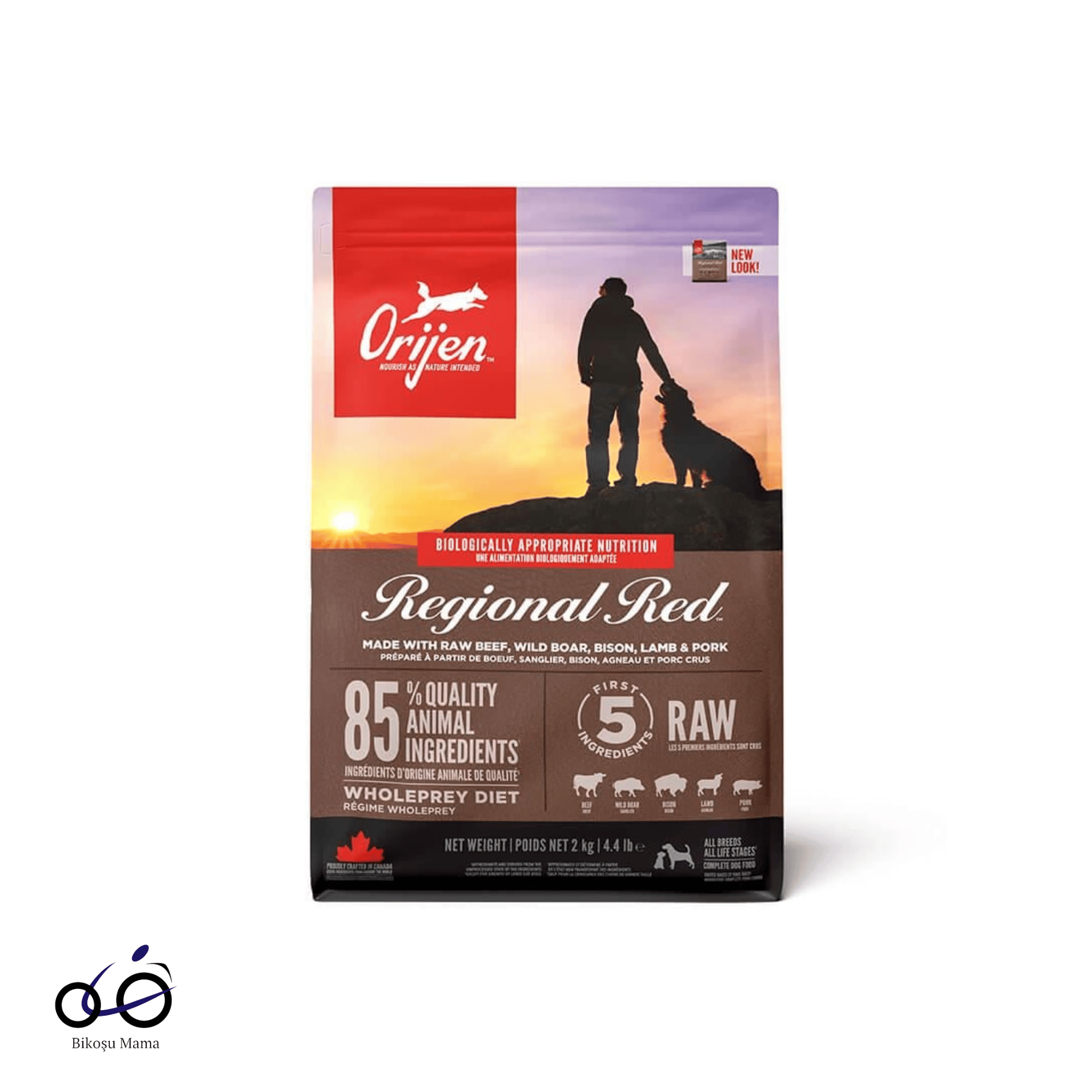 Orijen Regional Red ドッグフード 6kgX2。2セット Orijen Regional Red Tahılsız Yetişkin Köpek Maması 2 Kg