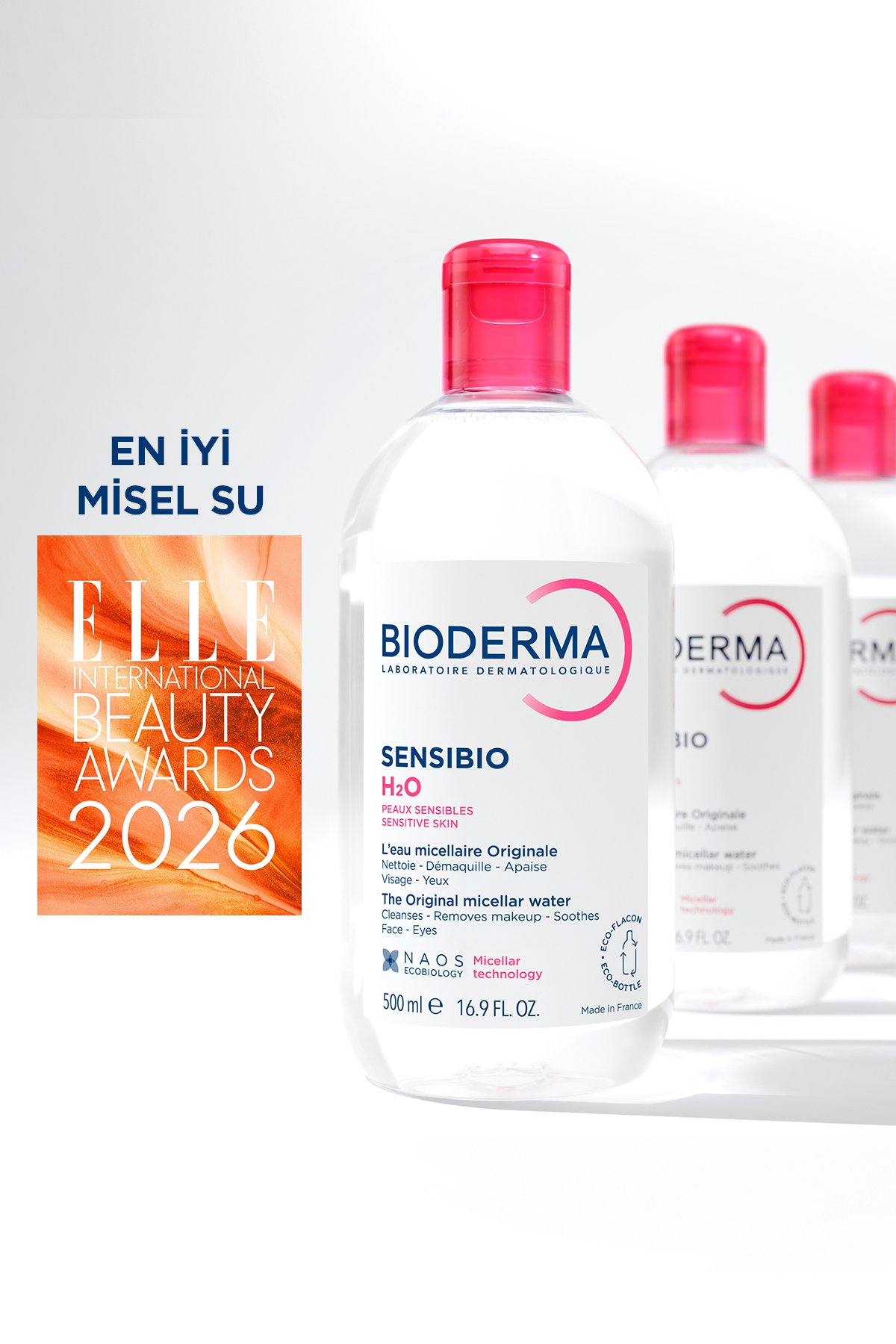 Bioderma Sensibio H2O Hassas ve Normal Ciltler Micellar Makyaj