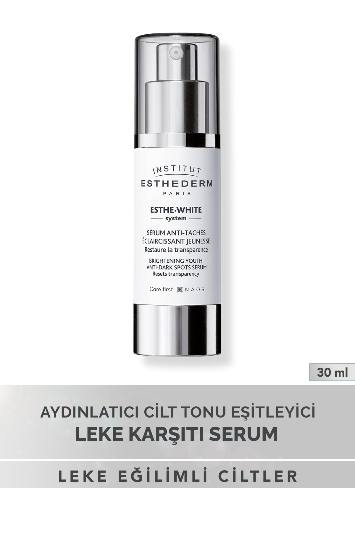 to esella white hand serum 20ml×3 Institut Esthederm Esthe-White Leke Karşıtı Aydınlatıcı Serum 30 ml