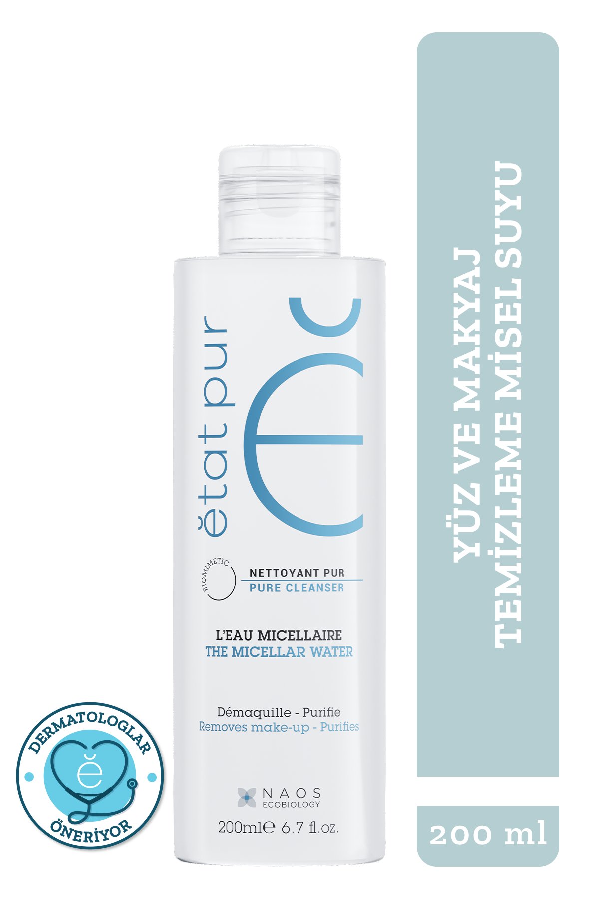 Etat Pur Micellar Water Arındırıcı Yüz & Göz Makyaj Temizleme Suyu