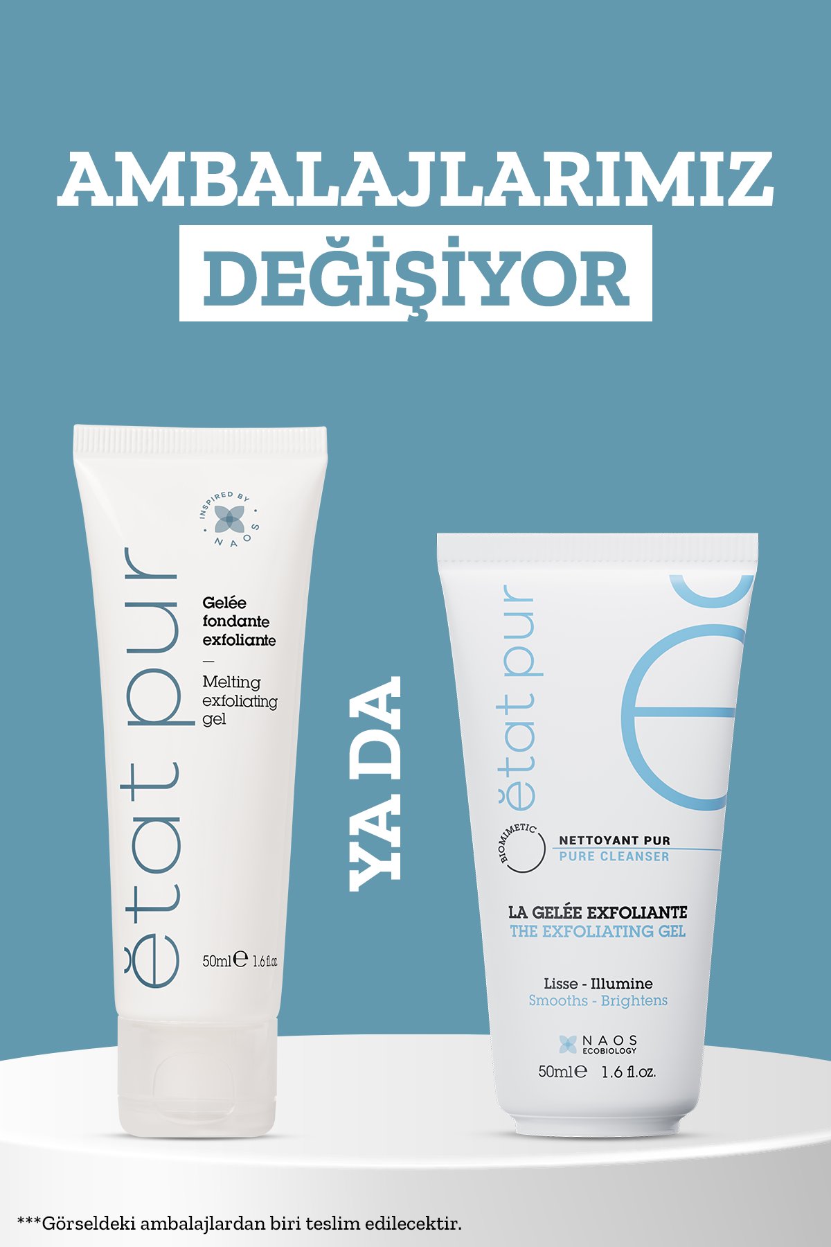 化粧下地 EmmiePrestigeProtecteurUVMineralBB01 Etat Pur Melting Exfoliating Arındırıcı Nazik Yüz Peelingi 50 ml