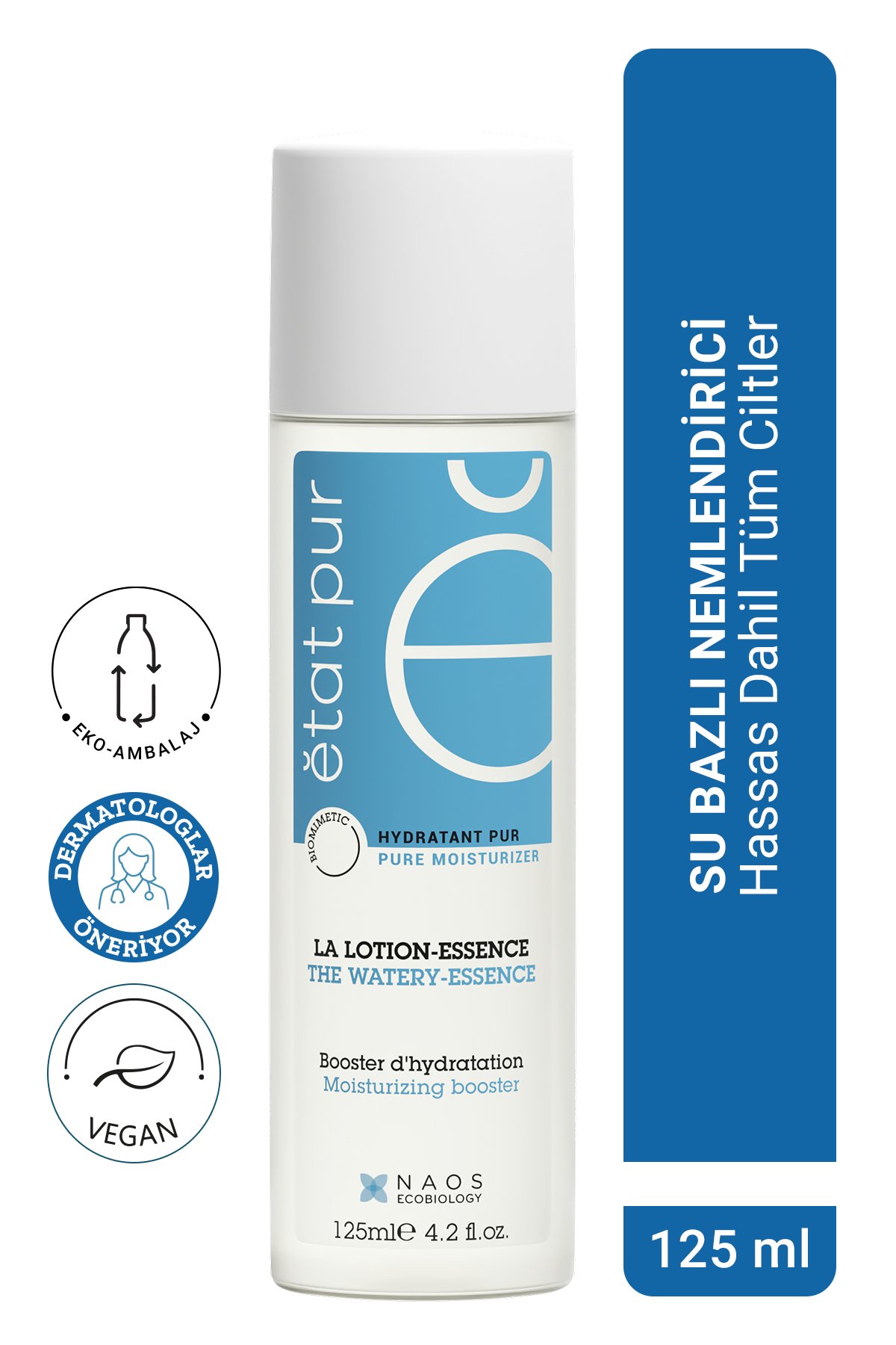 Etat Pur Watery Essence Su Bazlı Yüz Nemlendirici Losyon 125 ml