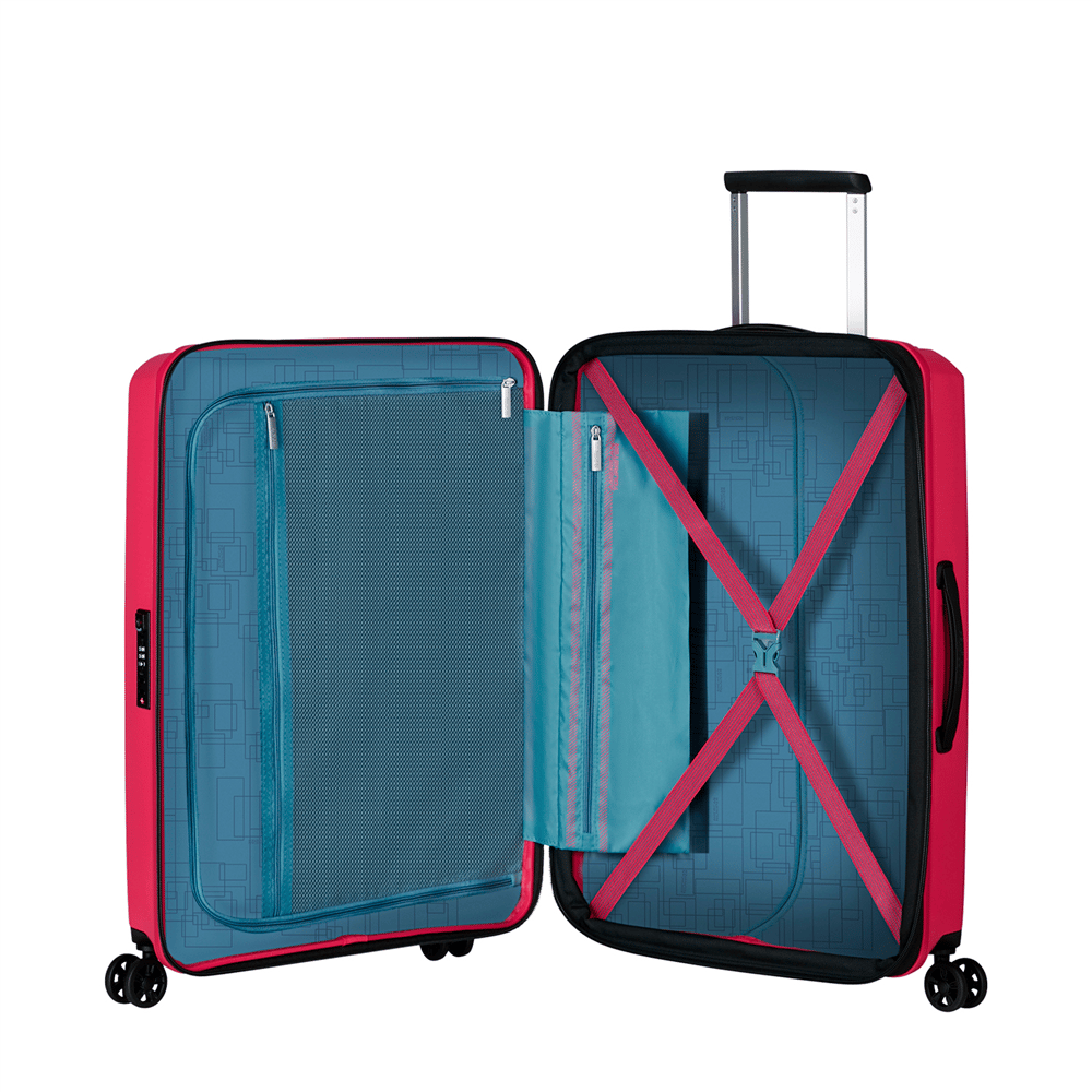 American Tourister Aerostep 4 Tekerlekli Körüklü TSA Kilitli 67/24