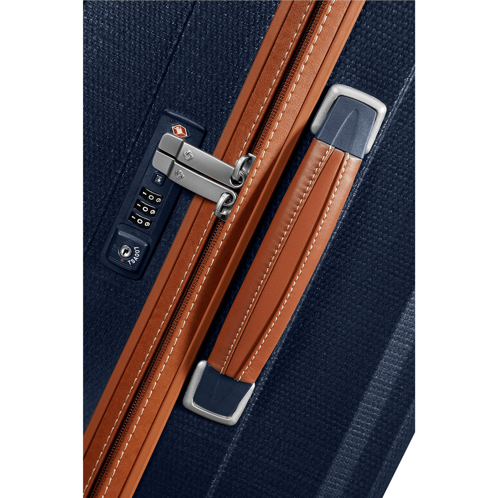 Samsonite Lacivert Lite-Cube Dlx Spinner - 55/20 Kabin Boy Valiz