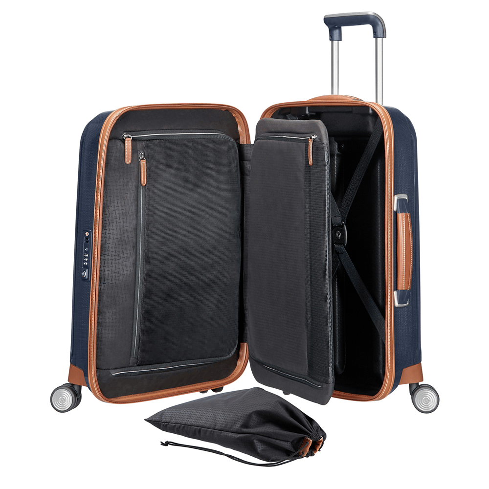 バッグ Samsonite Lite-Cube DLX Spinner 55 Samsonite Lacivert Lite-Cube Dlx Spinner - 55/20 Kabin Boy Valiz