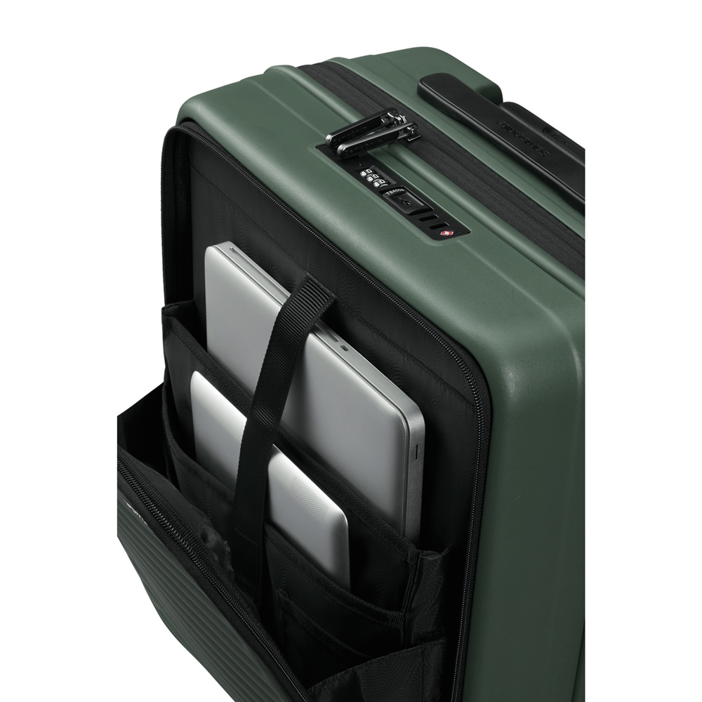 Samsonite Koyu Yeşil Restackd - Körüklü 55/20 Kabin Boy Valiz