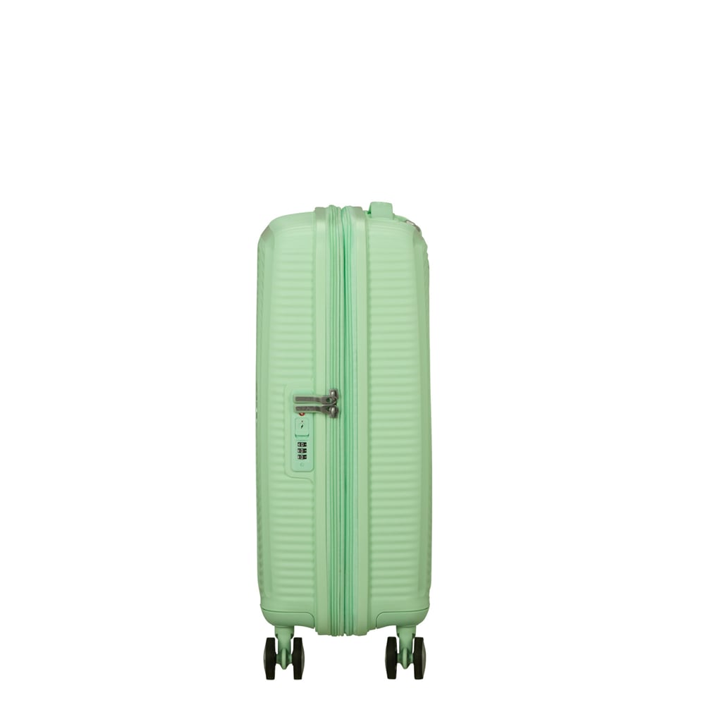 American Tourister Yeşil Soundbox - Körüklü 55/20 Kabin Boy Sert