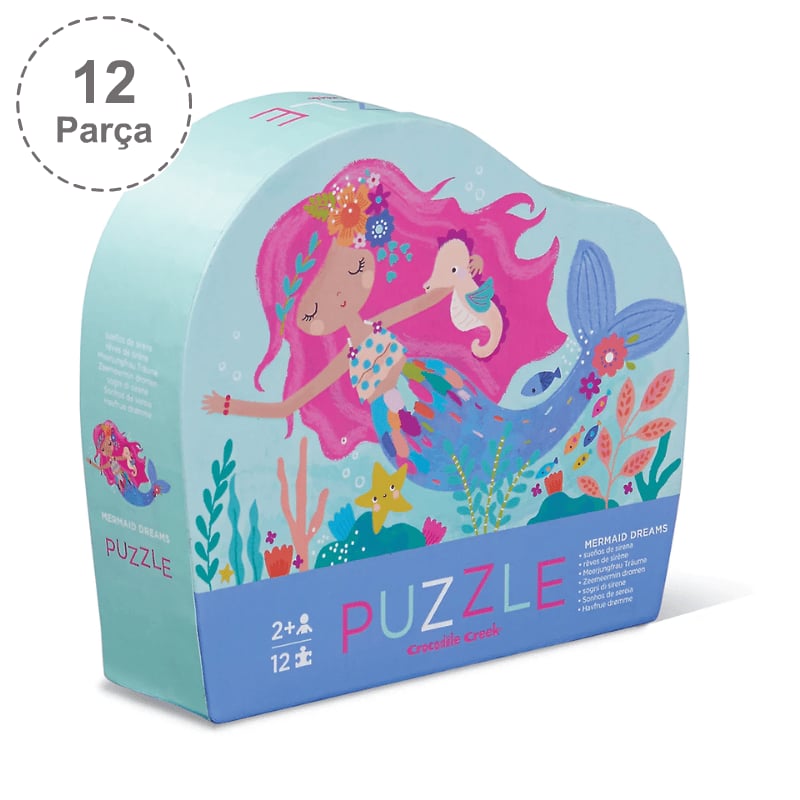 Crocodile Creek Mini Puzzle - 12 Parça - Mermaid Dreams | Isabel Abbey