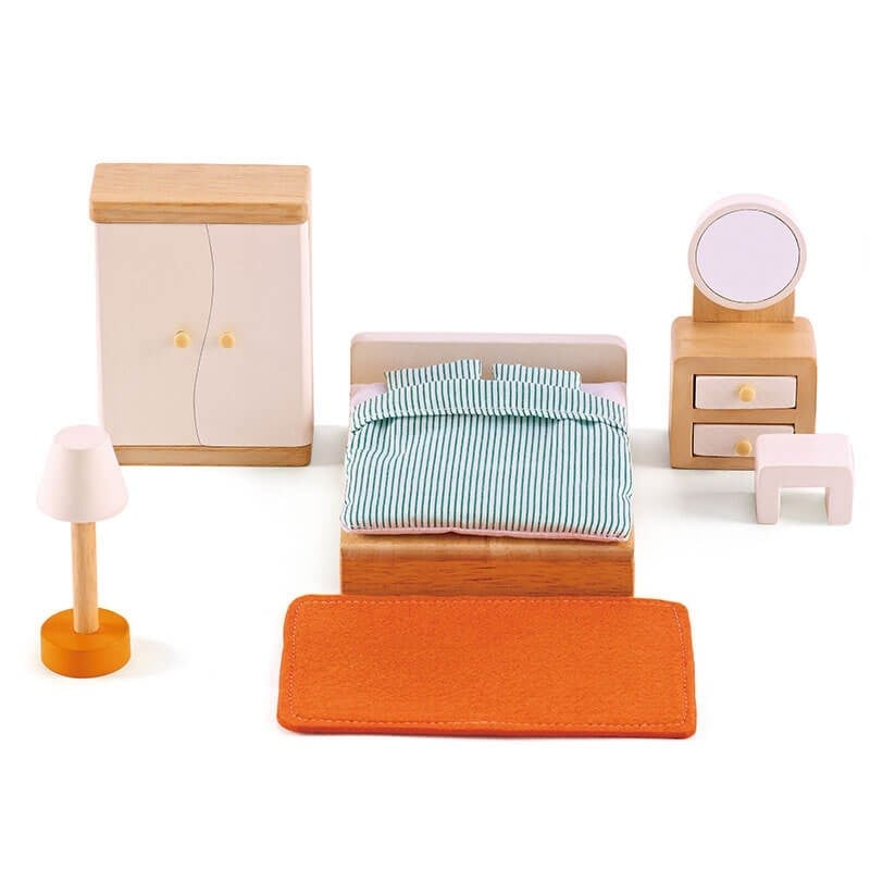 Hape best sale doll bed