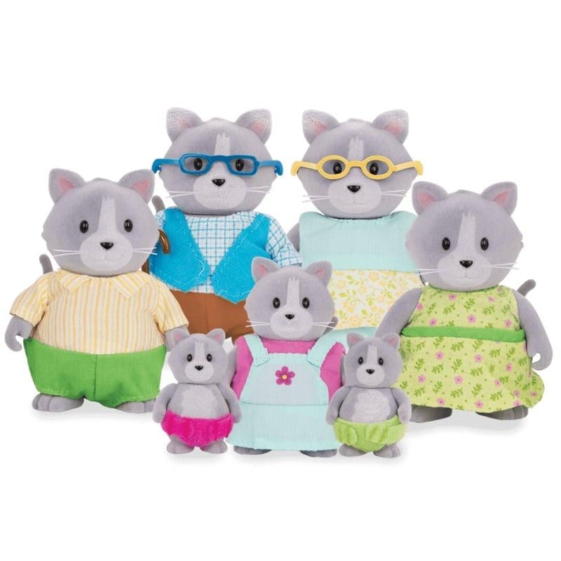 Li'l Woodzeez Gri Kedi Ailesi | Isabel Abbey