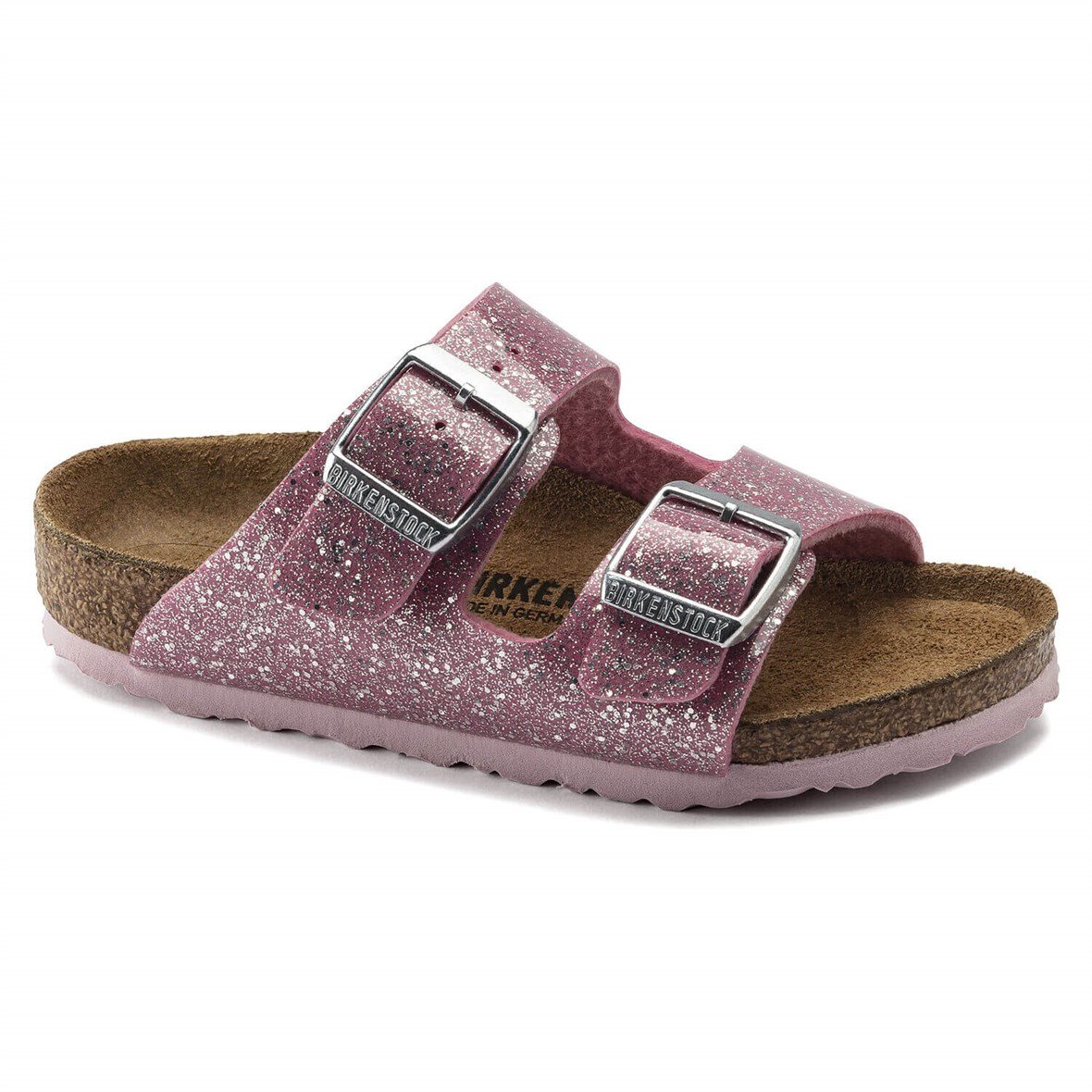 Birkenstock Arizona Çocuk Terlik & Sandalet - Cosmic Sparkle Candy Pink