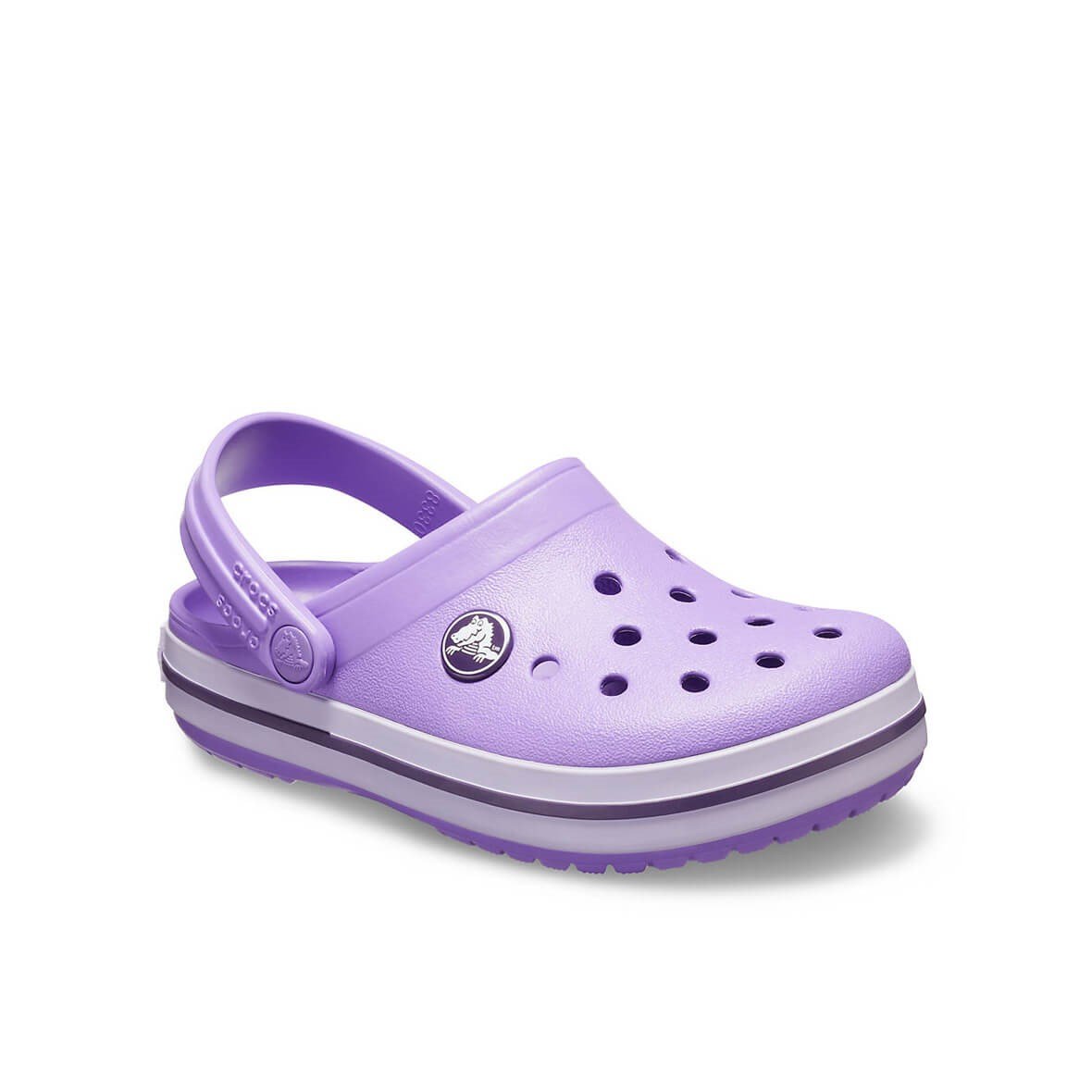 Crocs Crocband Clog K Lavander/Neon Purple (Lavanta/Neon Mor) Çocuk Terlik  & Sandalet