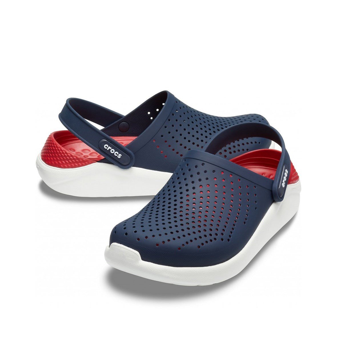 Crocs LiteRide Clog Navy Pepper Lacivert K rm z Biber Erkek Terlik Sandalet