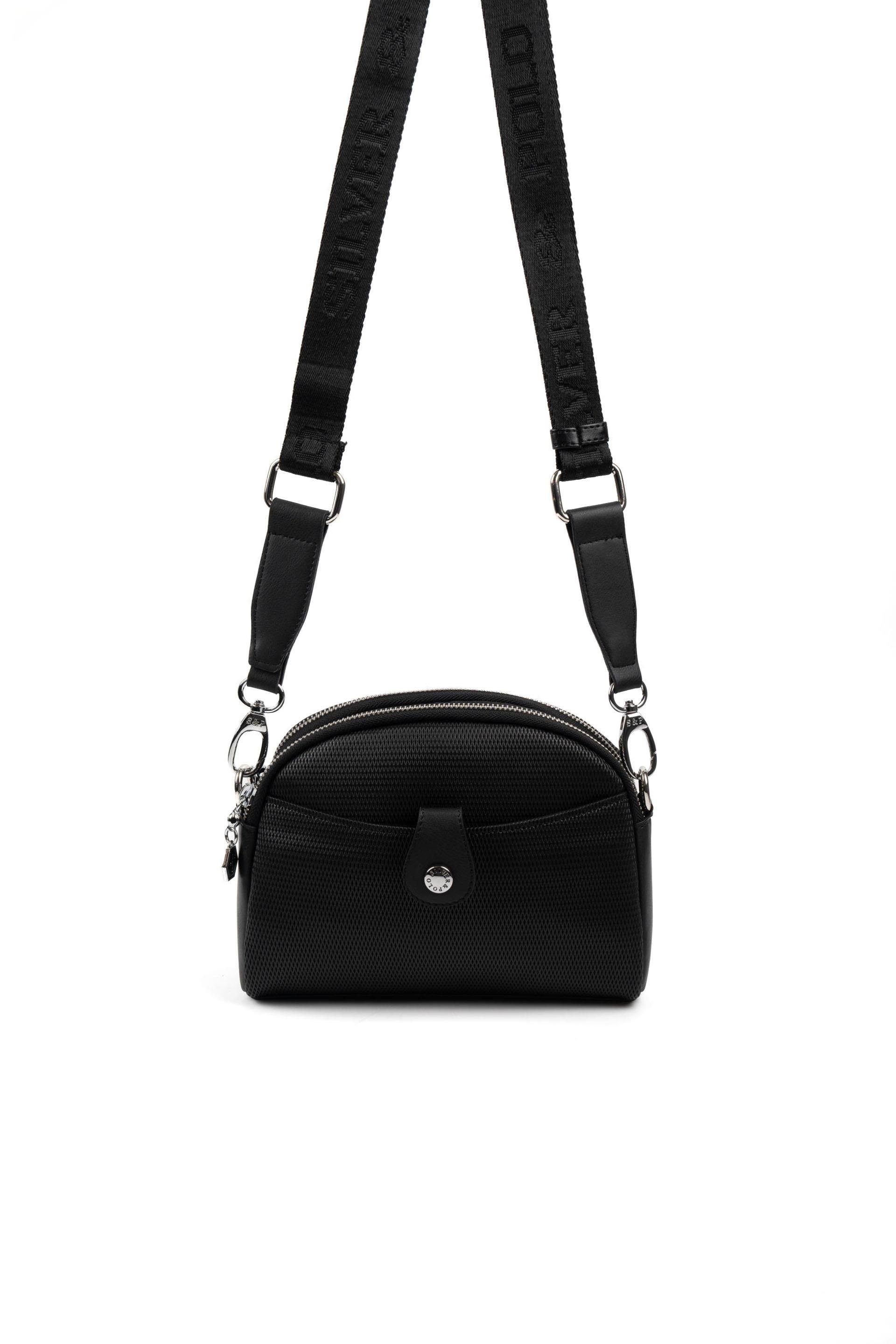 Silver & Polo Siyah - Siyah SP1144 Kadın Çapraz Çanta