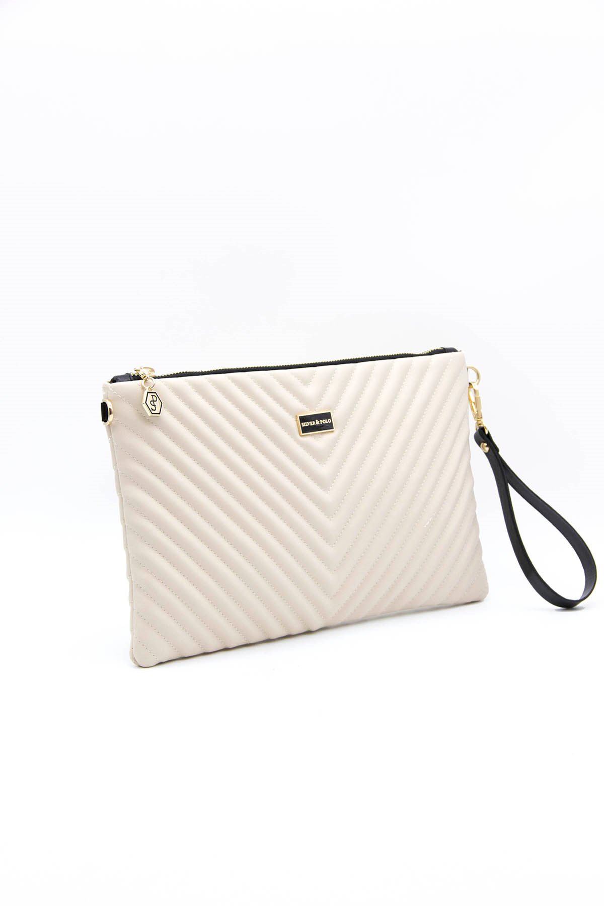 Silver & Polo Bej - Bej SP1034 Kadın Portföy & Clutch