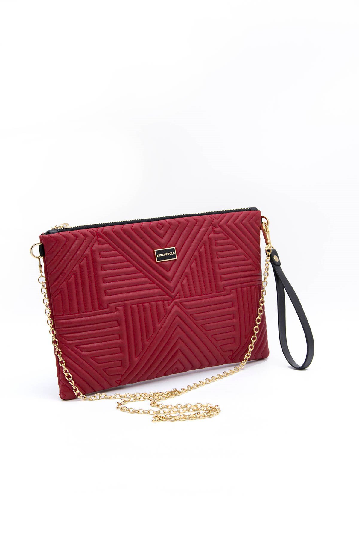 Silver & Polo Kırmızı - Kırmızı SP1034 Kadın Portföy & Clutch