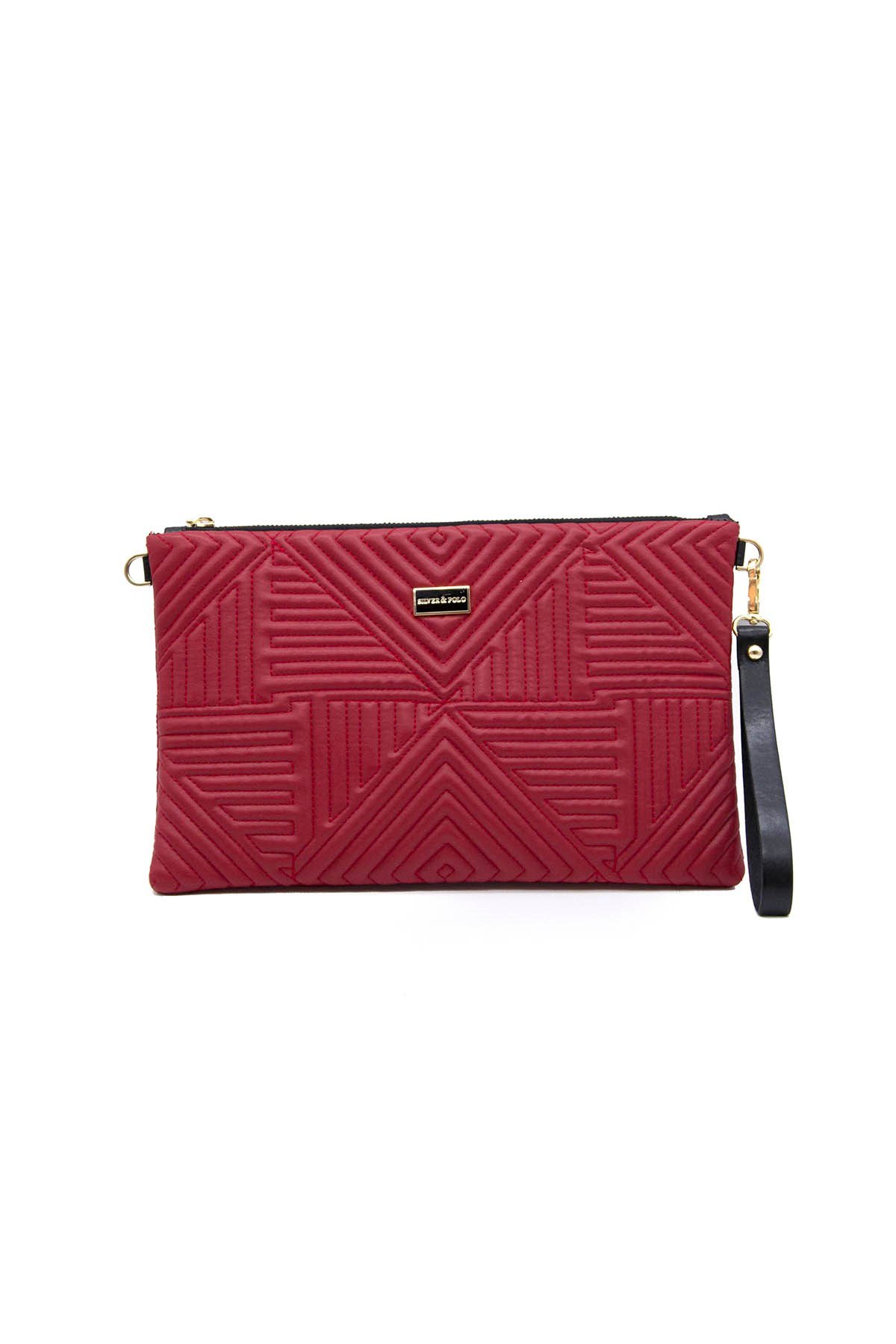 Silver & Polo Kırmızı - Kırmızı SP1034 Kadın Portföy & Clutch