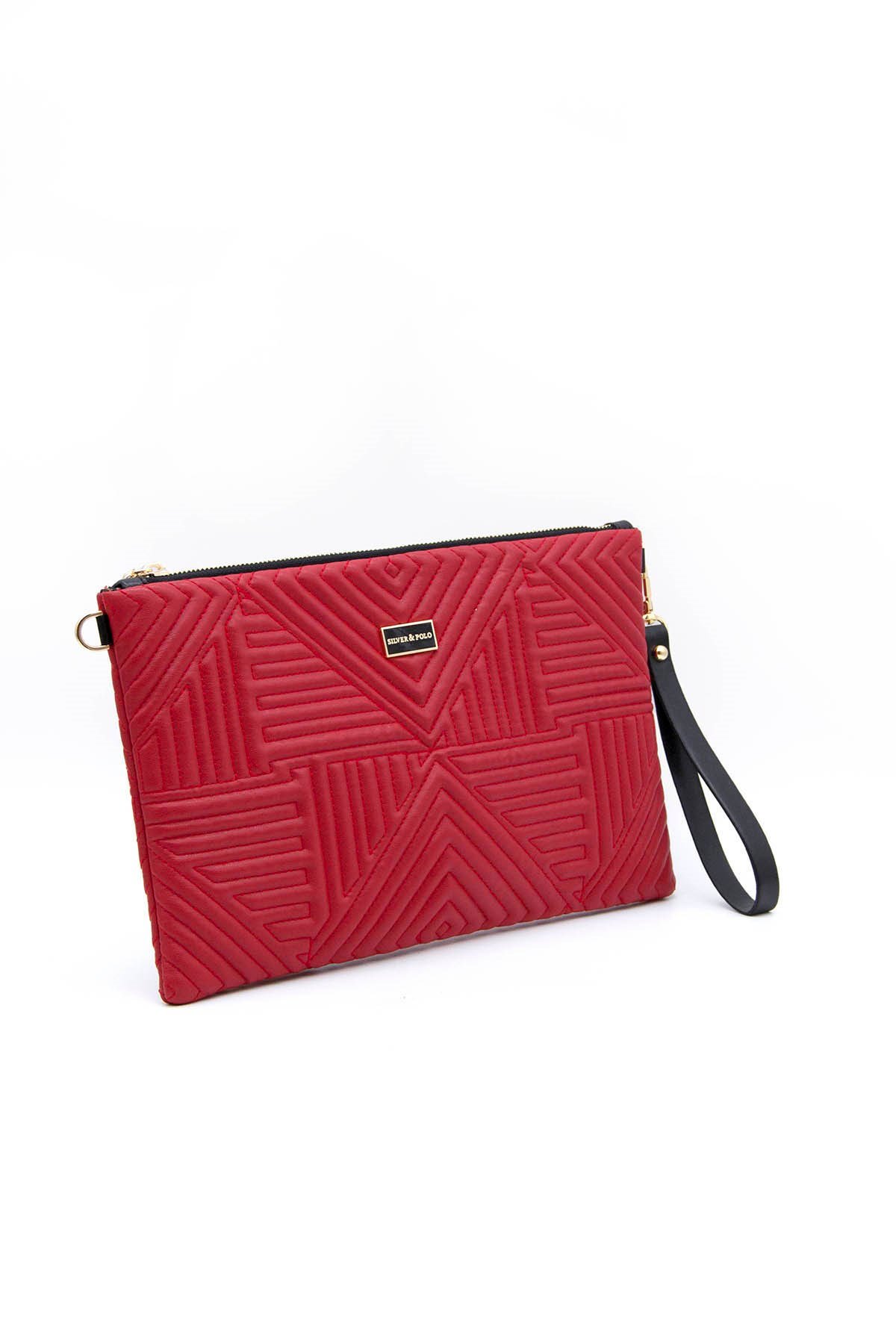 Silver & Polo Kırmızı - Kırmızı SP1034 Kadın Portföy & Clutch