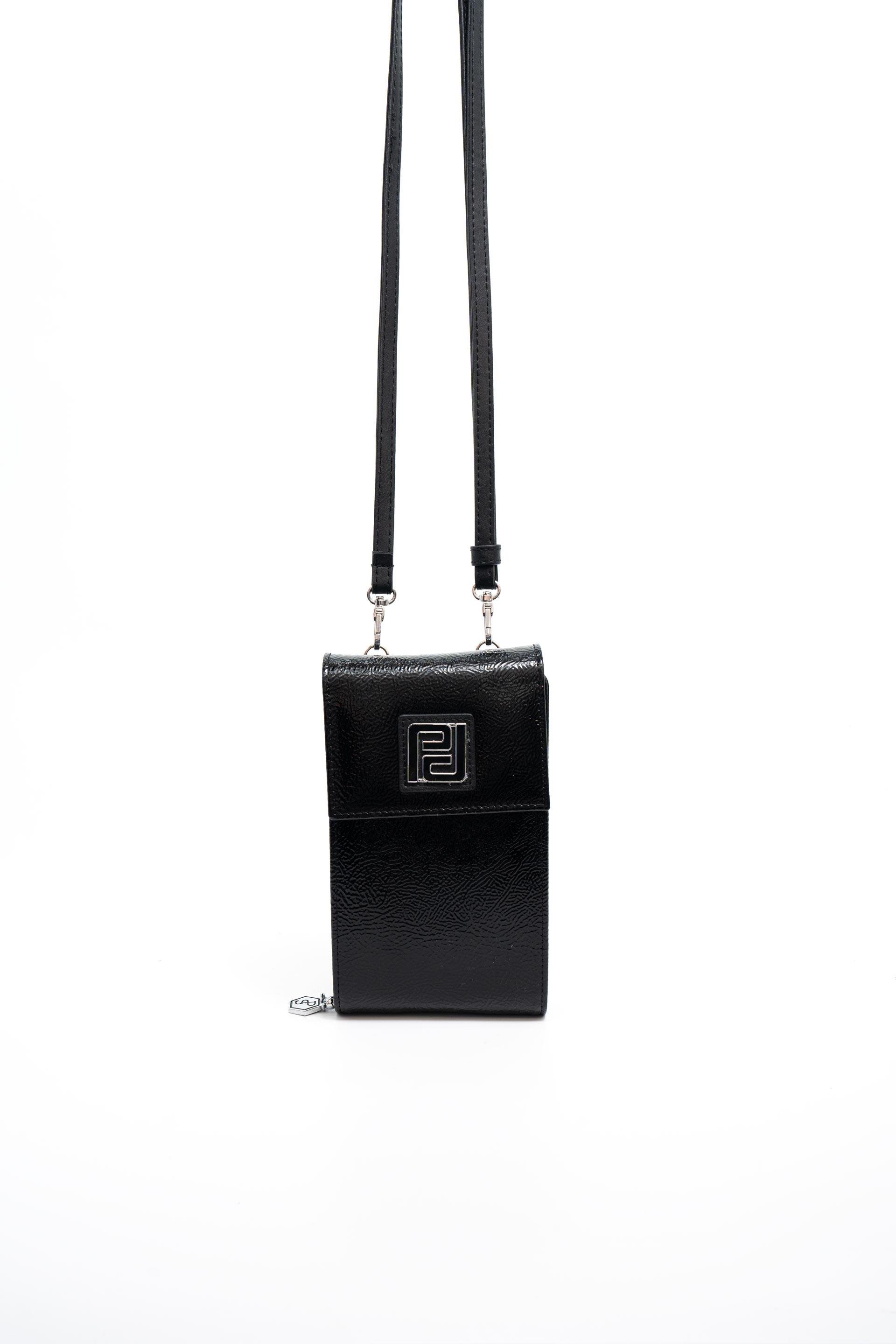 Silver & Polo Siyah - Siyah SP1145 Kadın Askılı Askılı Cüzdanlı Telefon Çantası