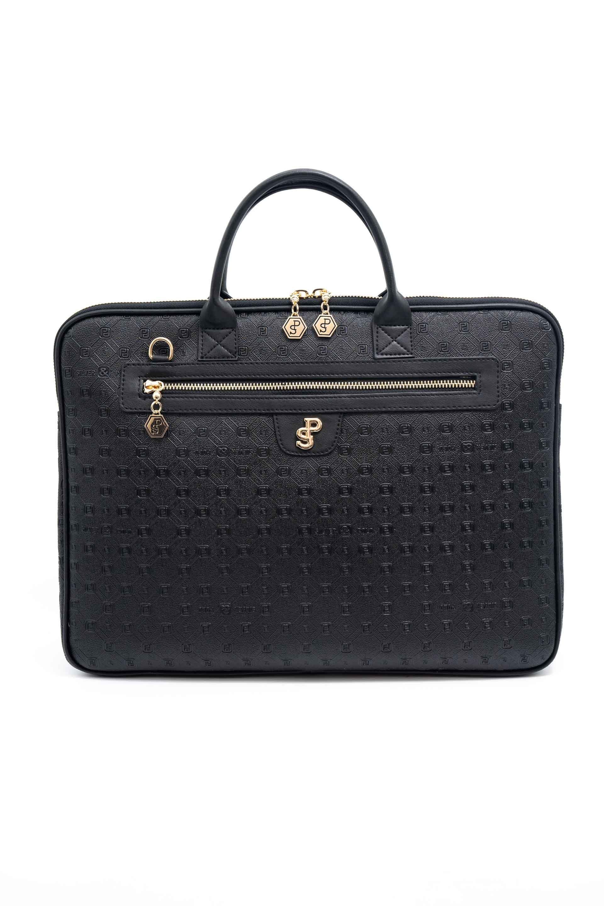 Silver & Polo Siyah - Siyah SP1175 Kadın Laptop & Evrak Çantası