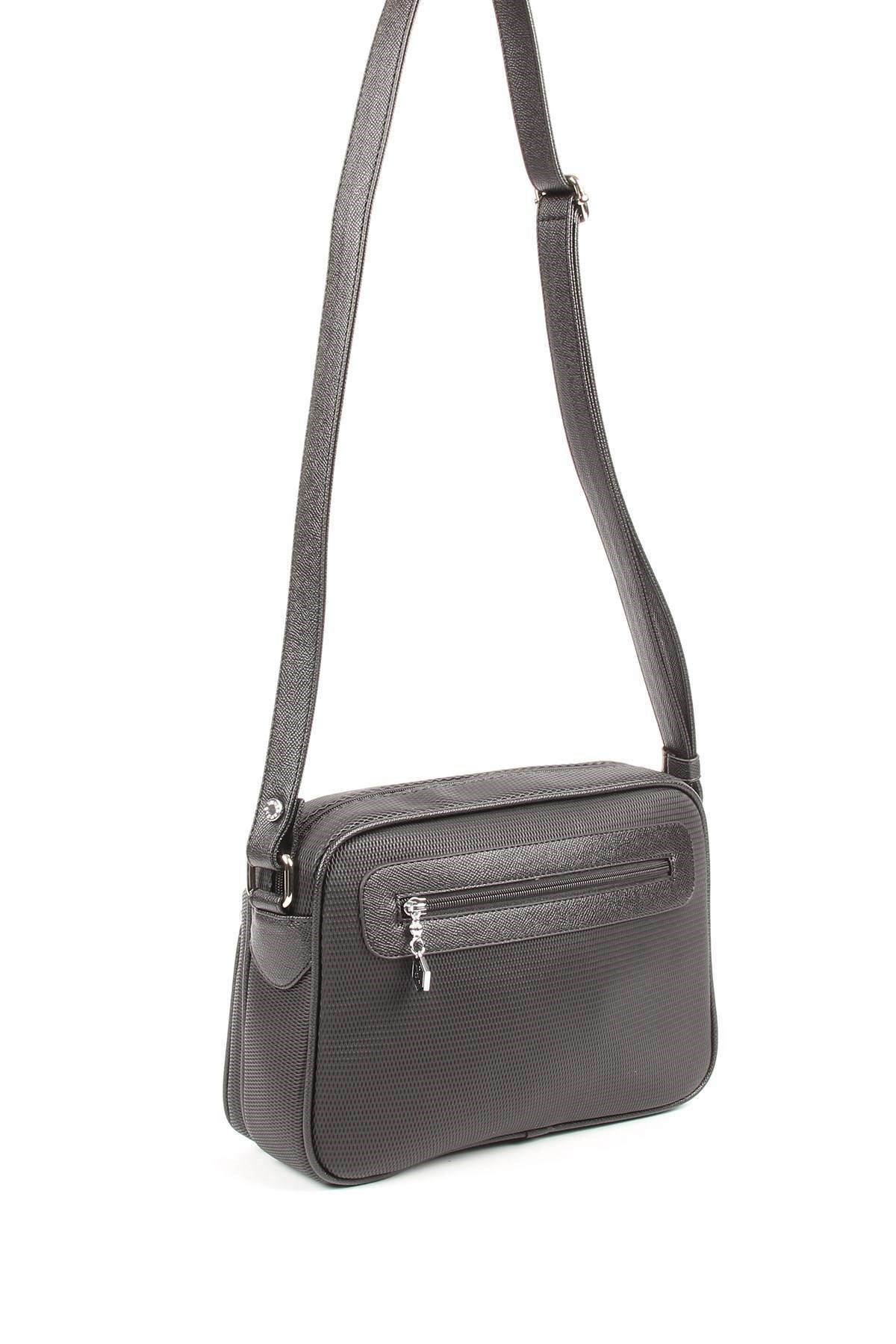 Silver & Polo Siyah - Siyah SP753 Kadın Çapraz Çanta