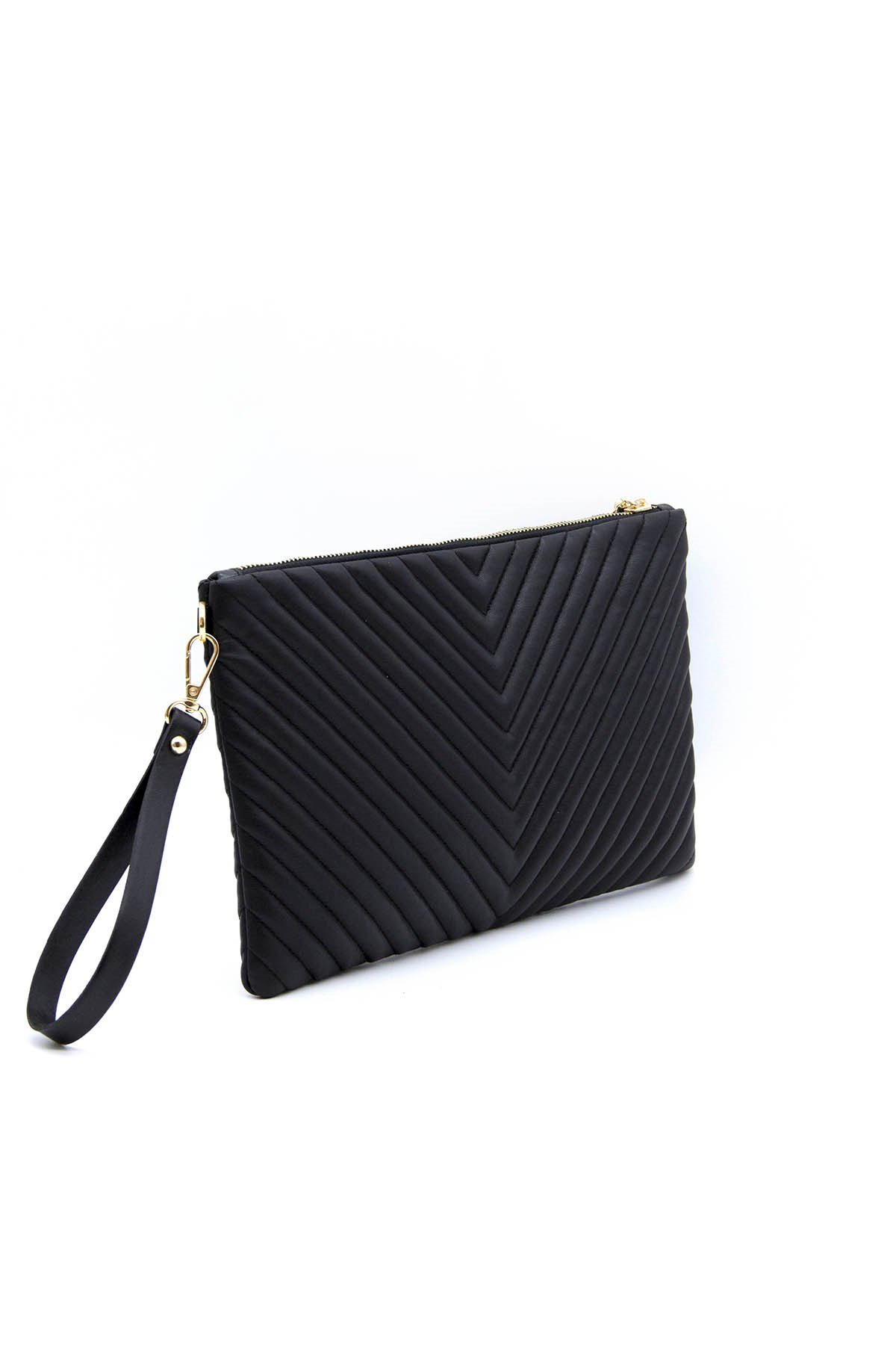 Silver & Polo Siyah - Siyah SP1034 Kadın Portföy & Clutch