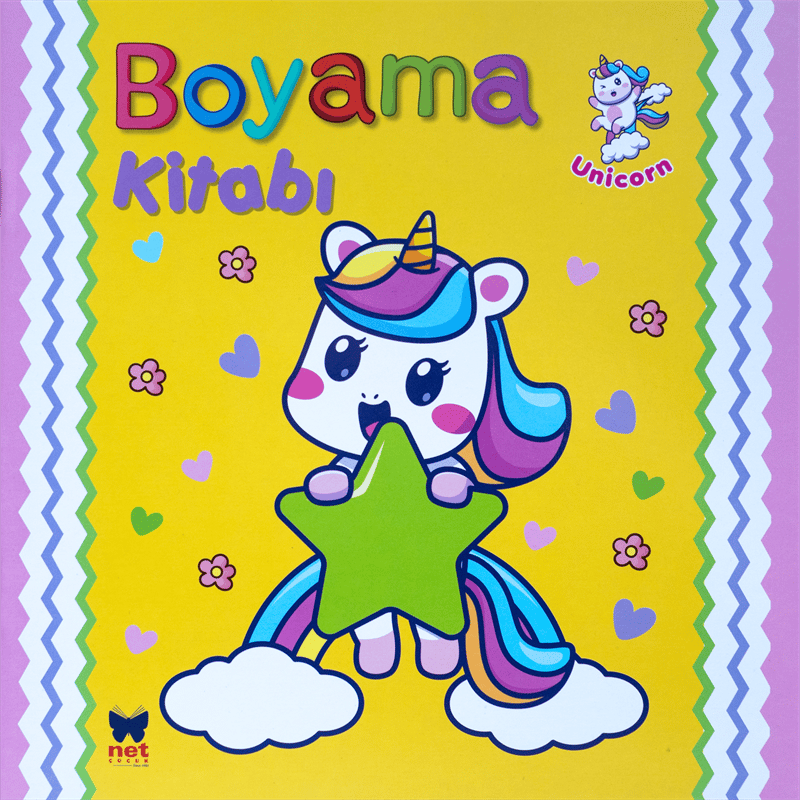 Boyama Kitabı Boya - Kopart - Unicorn