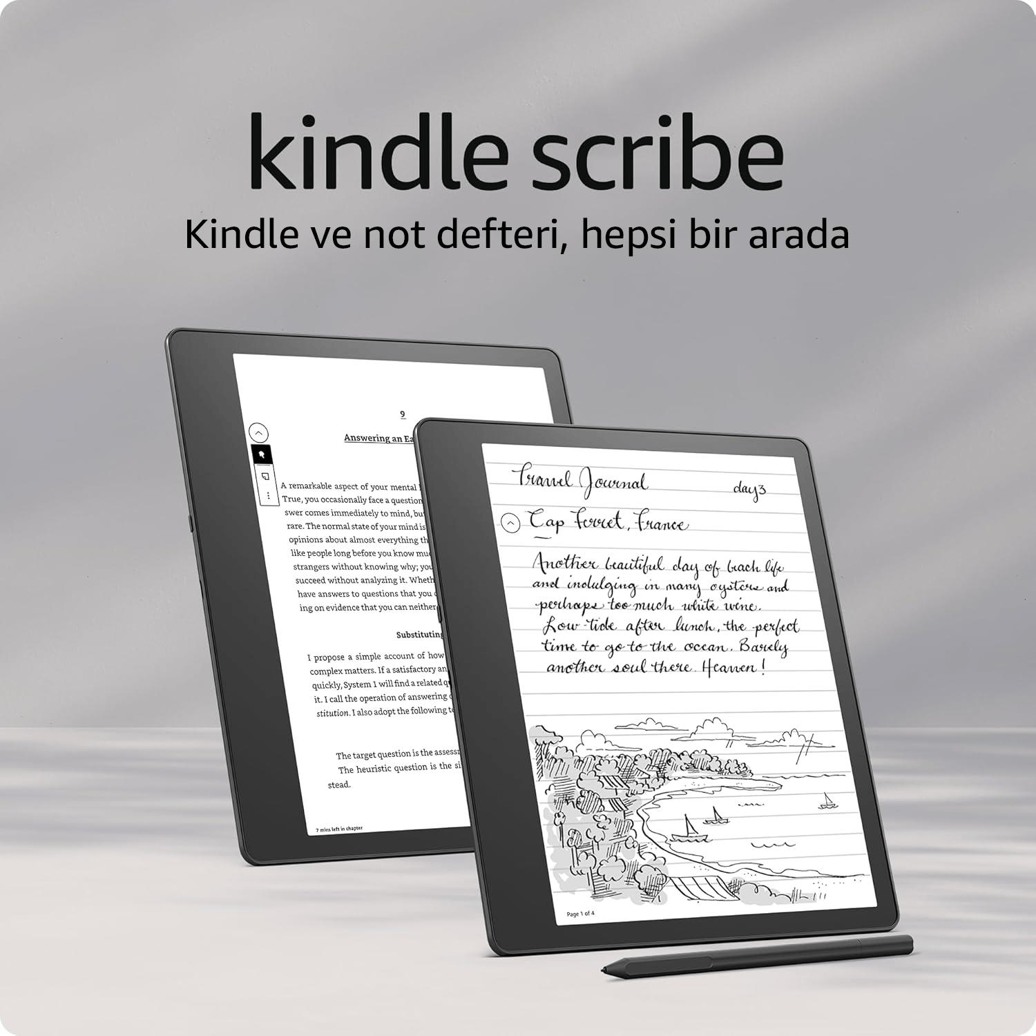 Amazon Kindle Scribe 32GB Premium Pen 2024 - Tungsten