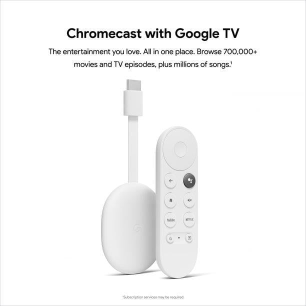 Google Chromecast TV 4K Medya Oynatıcı