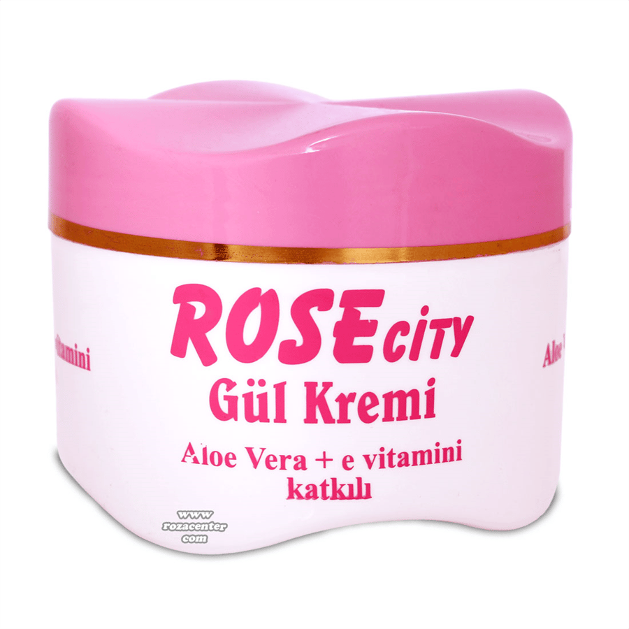 Rosecity - Aloe Vera katkılı E Vitaminli Gül Kremi 250 Ml