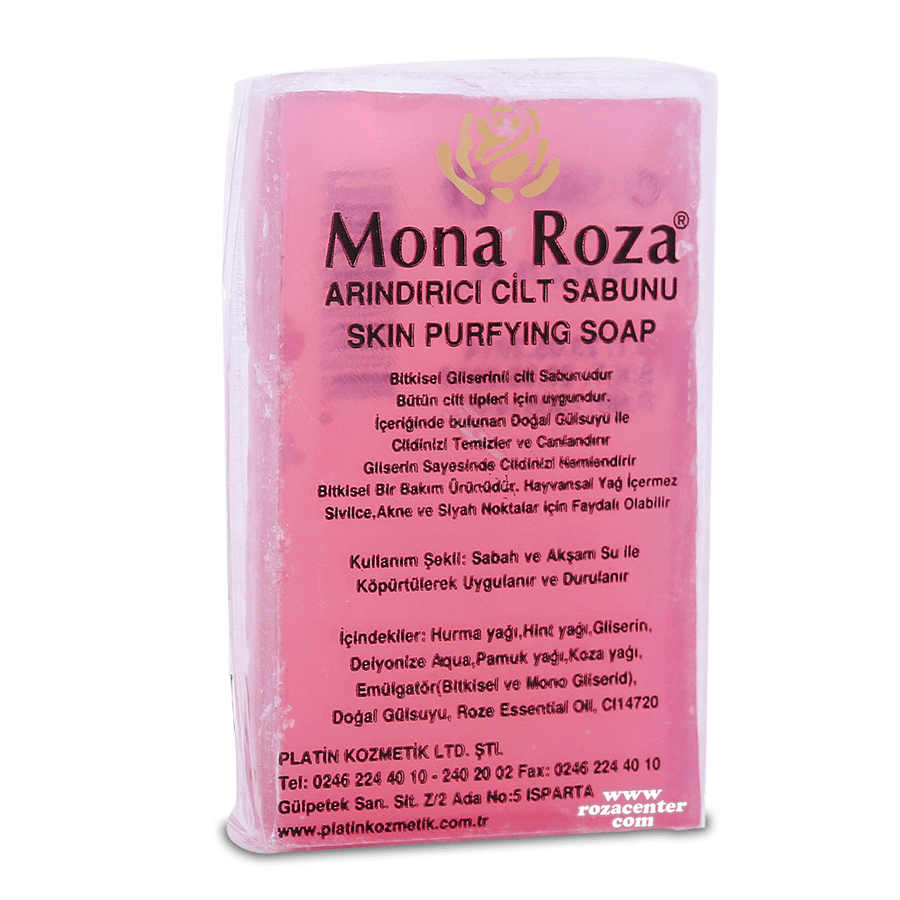 Mona Roza - Gliserinli Arındırıcı Gül Sabunu 80 Gr