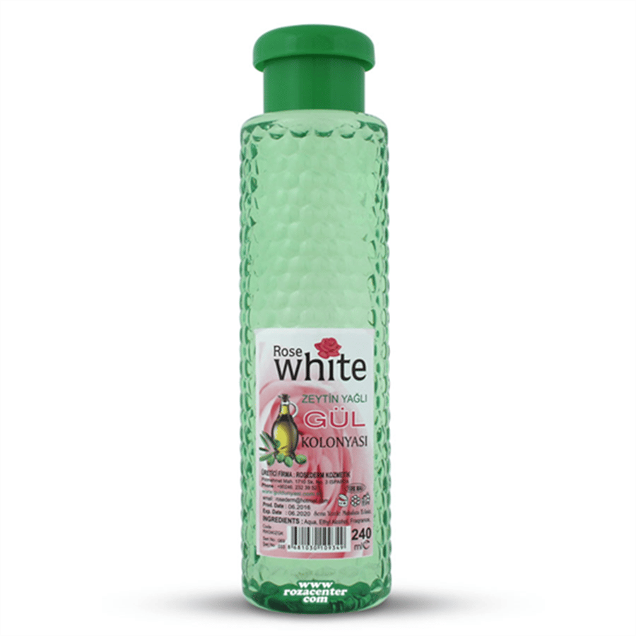 White - Zeytin & Gül Kolonya Pvc Şişe 240 Ml