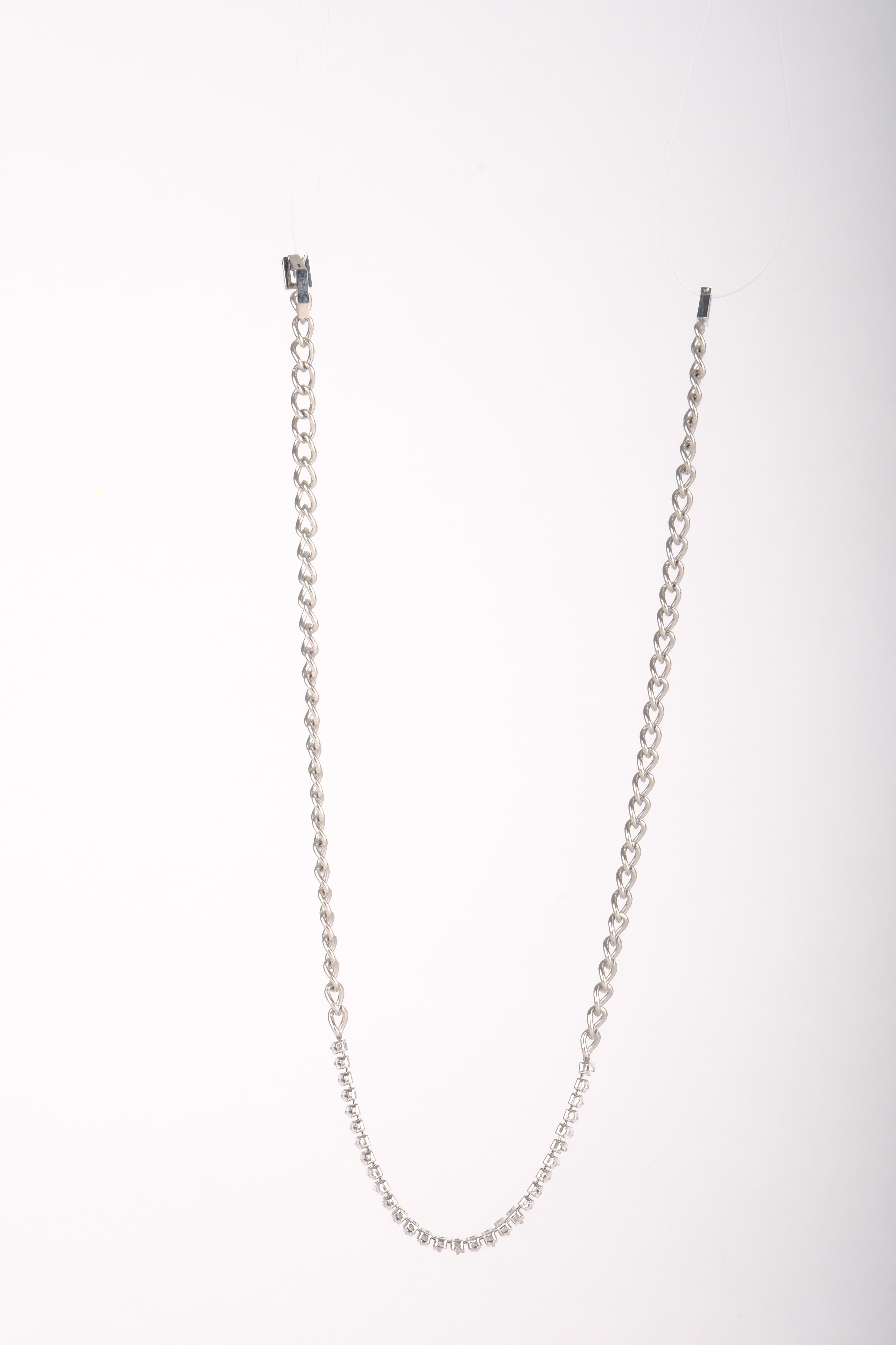 GIULIA  SILVER  STEEL NECKLACE 