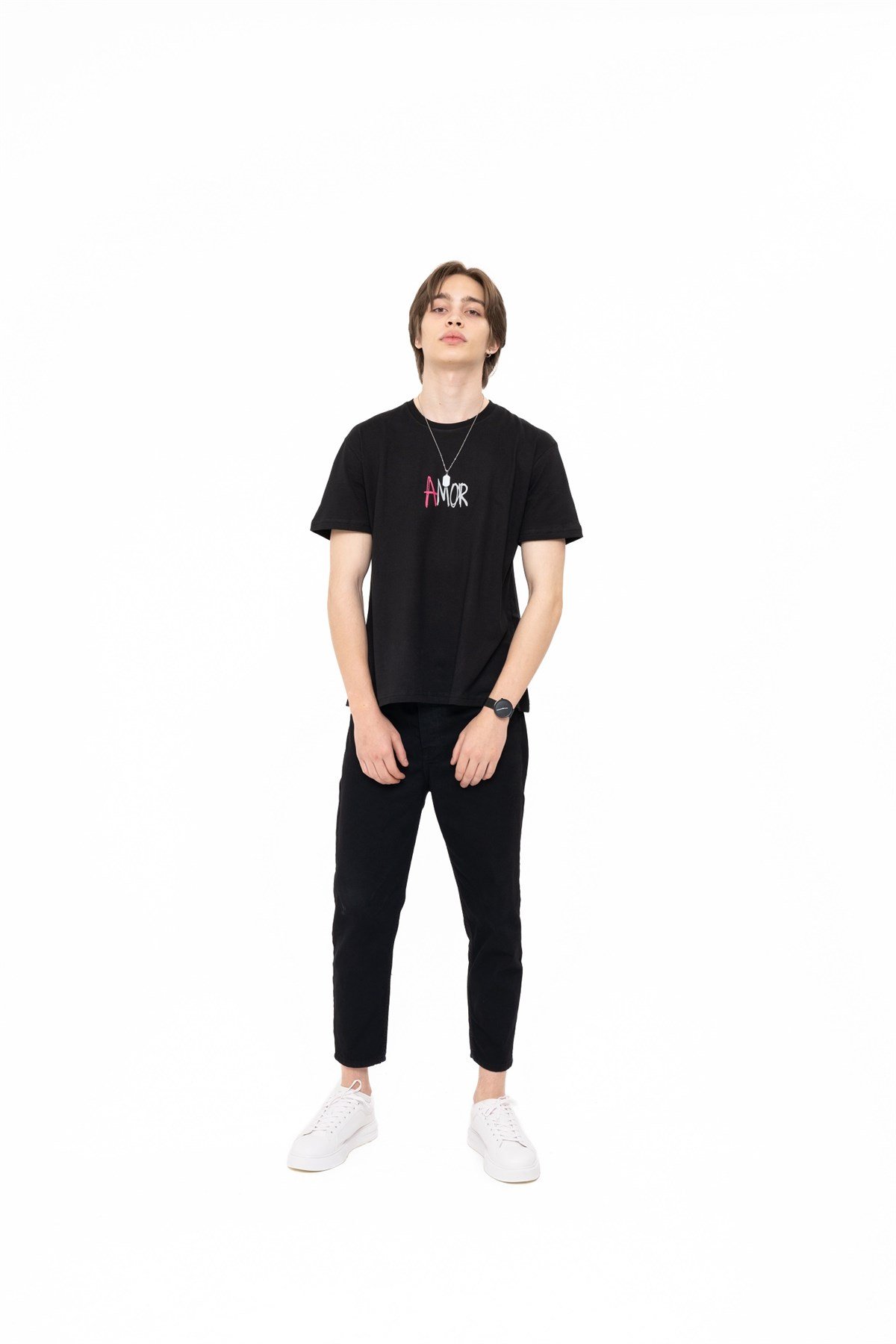 AMOR T-SHIRT SİYAH   