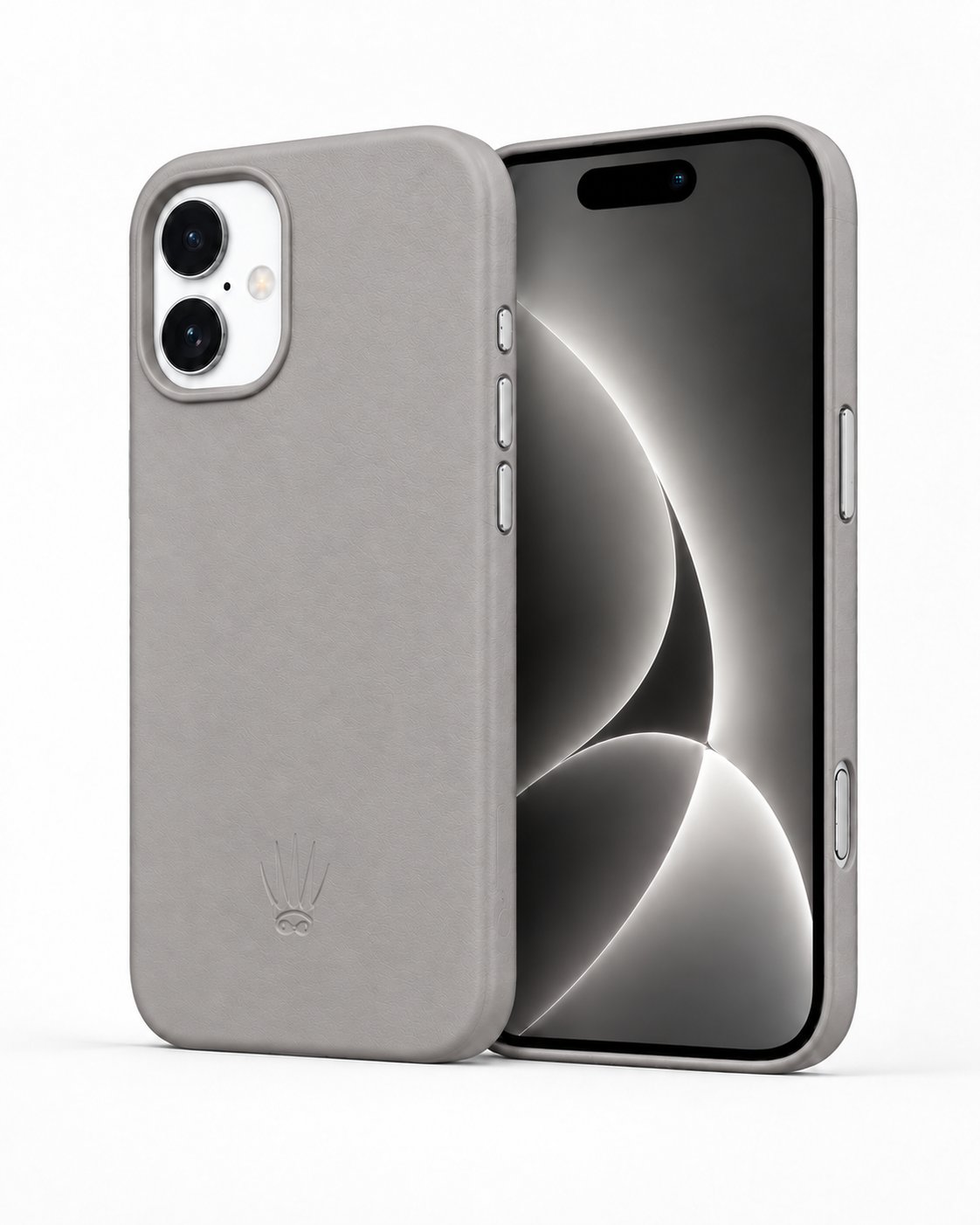 BexoCase iPhone 17 Gri Manyetik Deri Kılıf | Watch Of Royal
