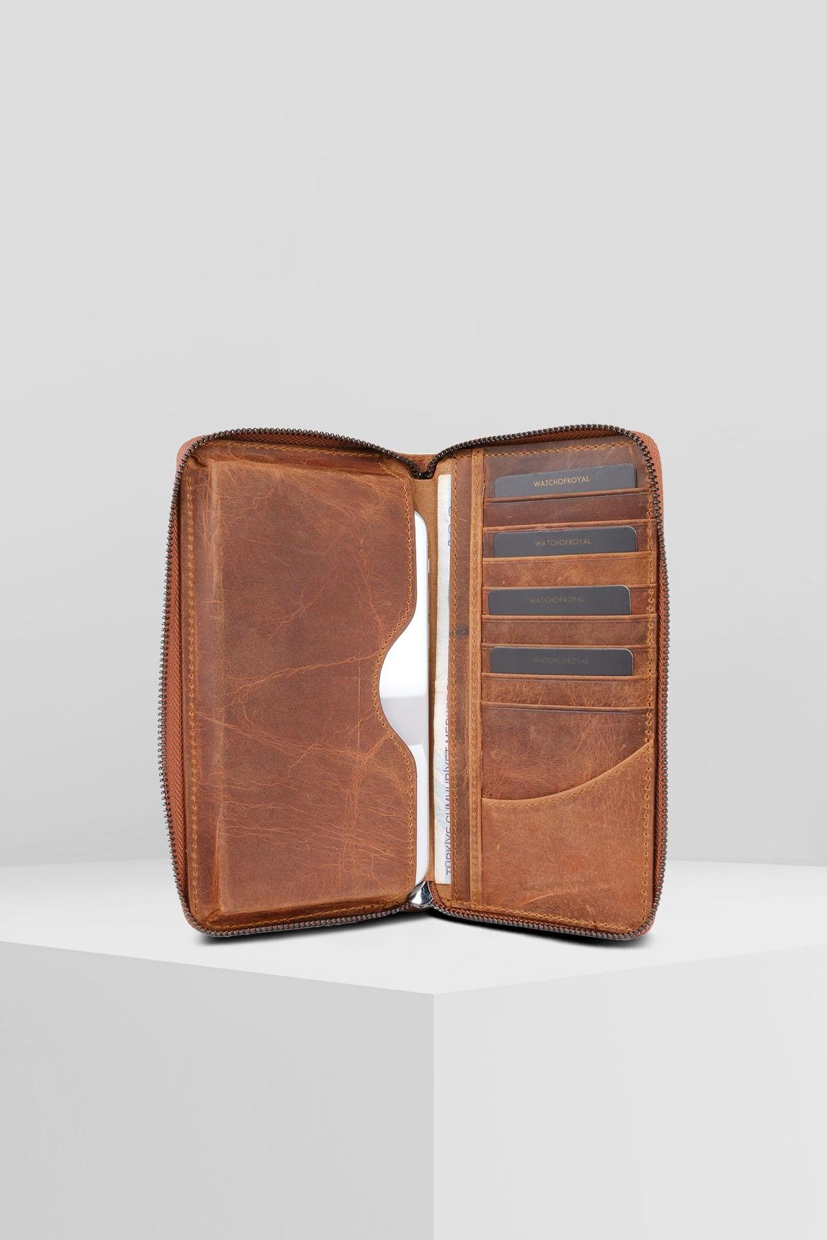 100% Genuine Leather Phone Wallet - Watchofroyal.com