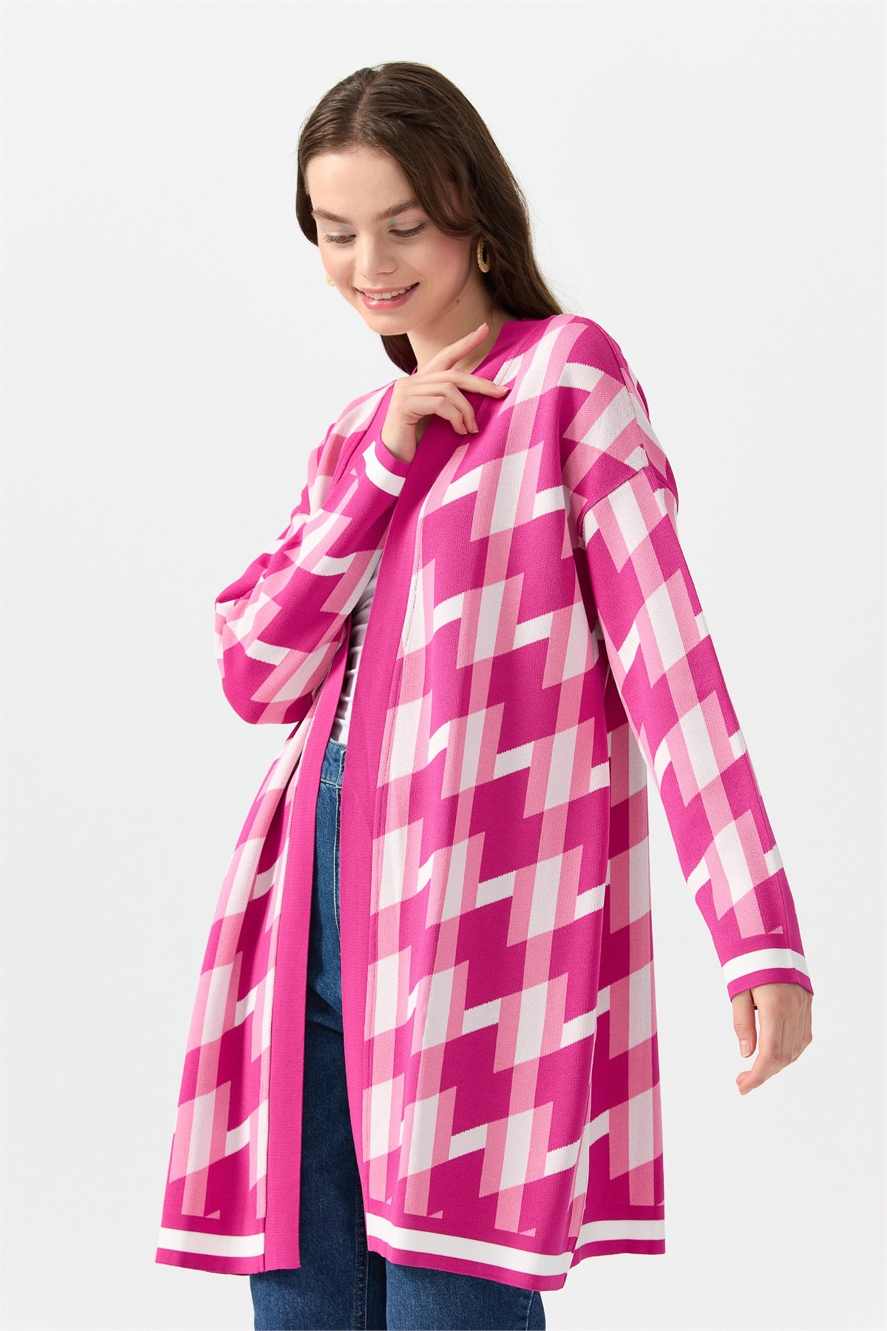 Desen Detayl Rayon Uzun H rka Fu ya 221UH1159TI.1 nihan