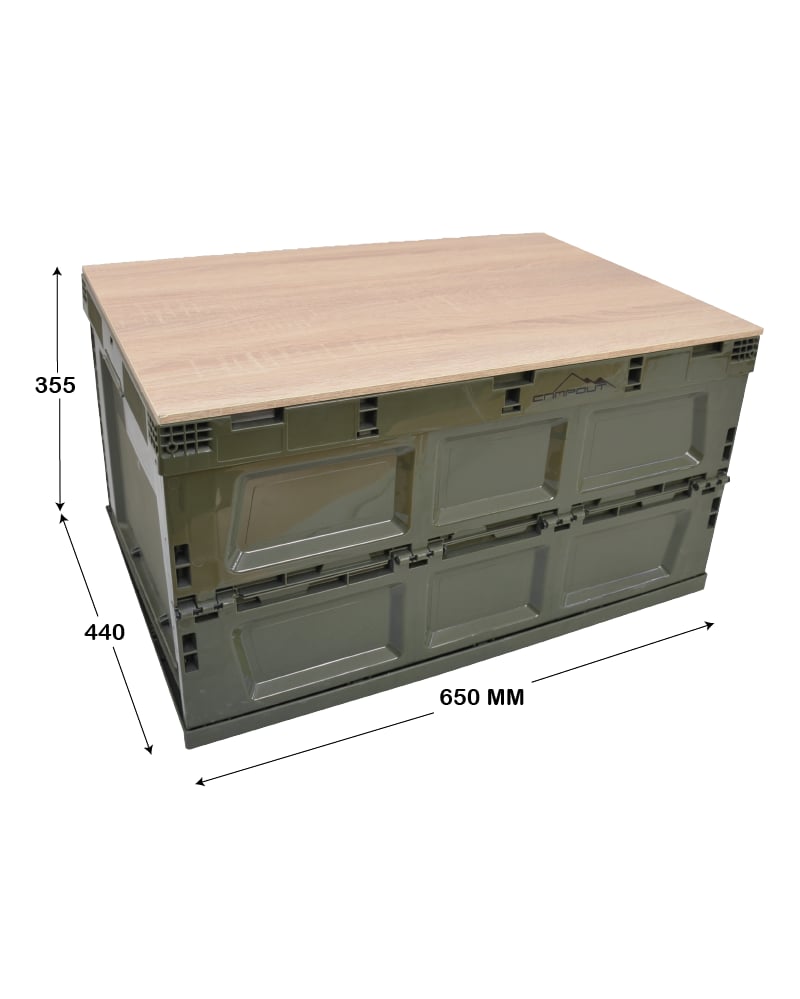 CAMPOUT KATLANIR KASA AHŞAP TABLALI - Nurgaz