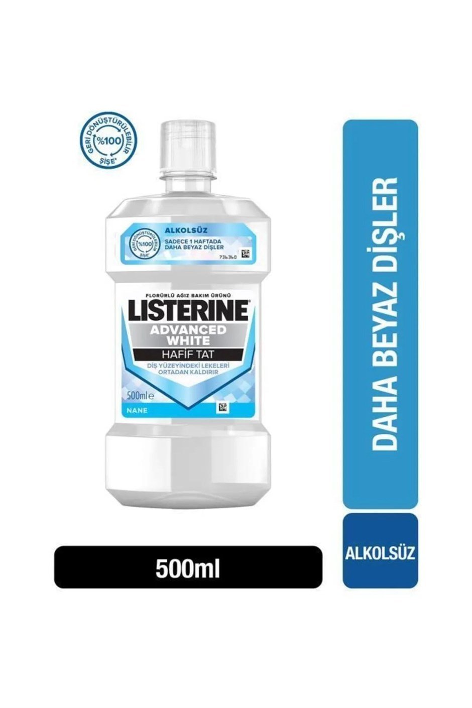 Listerine Advanced White Alkolsüz Ağız Bakım Suyu 500 ml