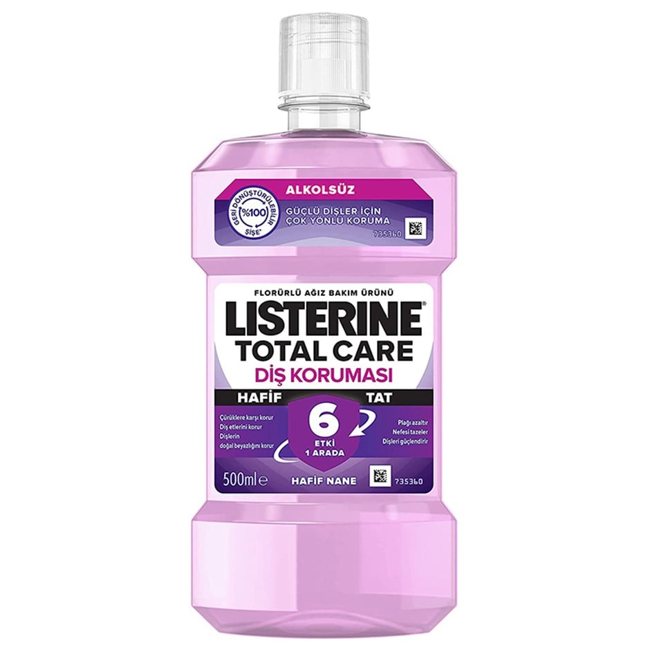 Listerine Total Care Alkolsüz Ağız Bakım Suyu 500 ml