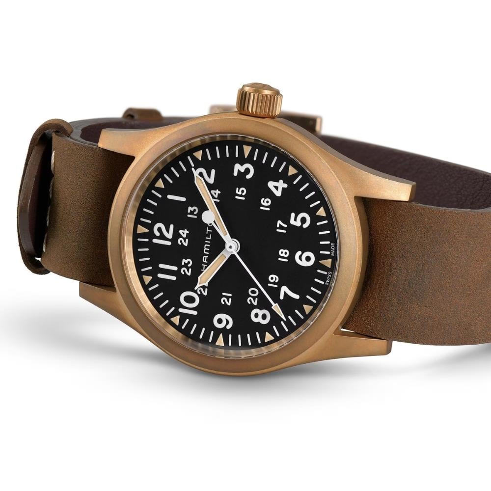 Hamilton Khaki Field Mechanical Bronze 38mm Erkek Kol Saati H69459530