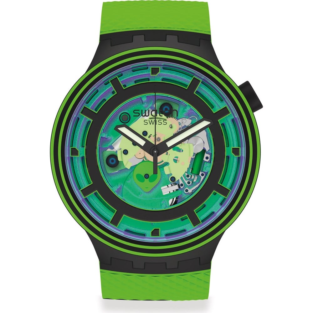 Swatch Big Bold SB01B125 Come in Peace Erkek Kol Saati