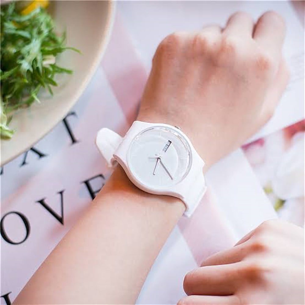 Swatch White Rebel SUOW701 Unisex Kol Saati