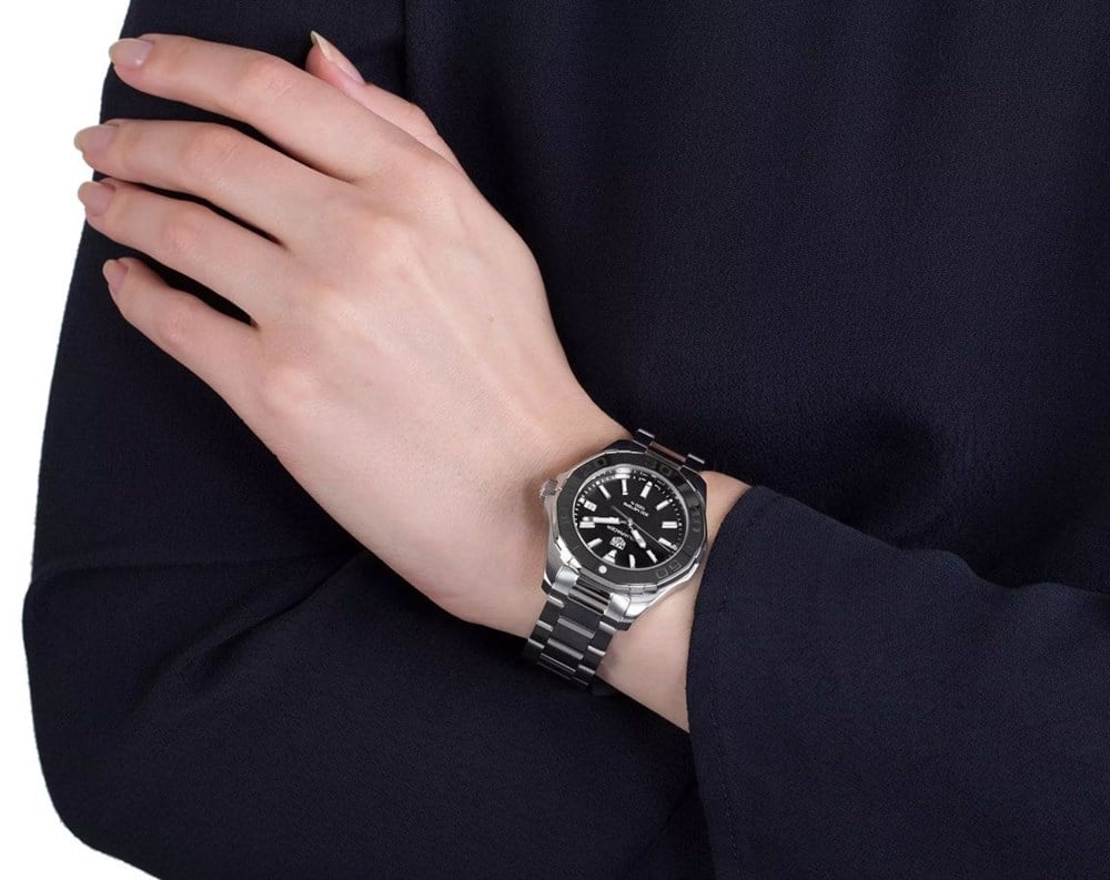 TAG Heuer Aquaracer WAY131K.BA0748 Siyah Sedef Kad n Saati