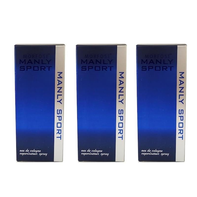 Manly Sport Erkek Parfüm EDC 125 ML x 3 Satın AL