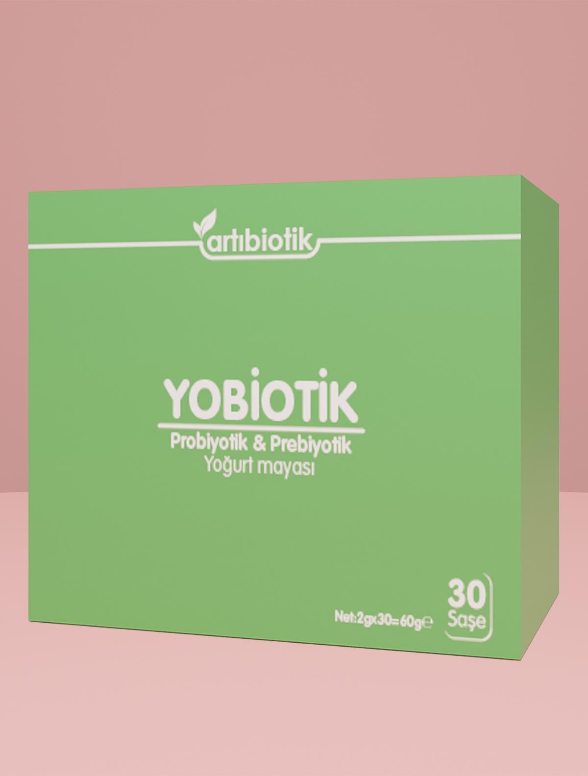 Artıbiotik Yobiotik Probiyotik & Prebiyotik Yoğurt Mayası 30 Saşe