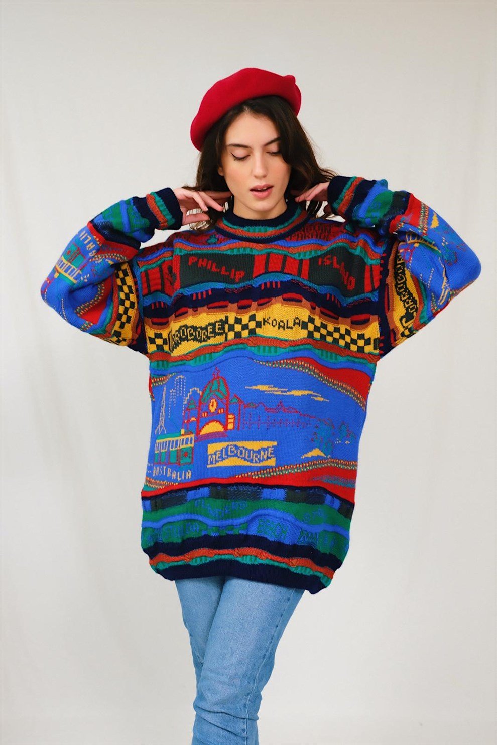 Büyükannemin Sandığı Vintage | Kazak | Coogy Style Kazak