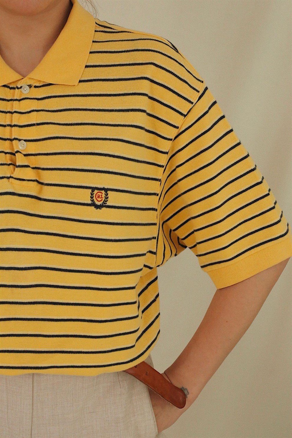 Buyukannemin Sand Vintage T Shirt Orj. Ralph Lauren T shirt