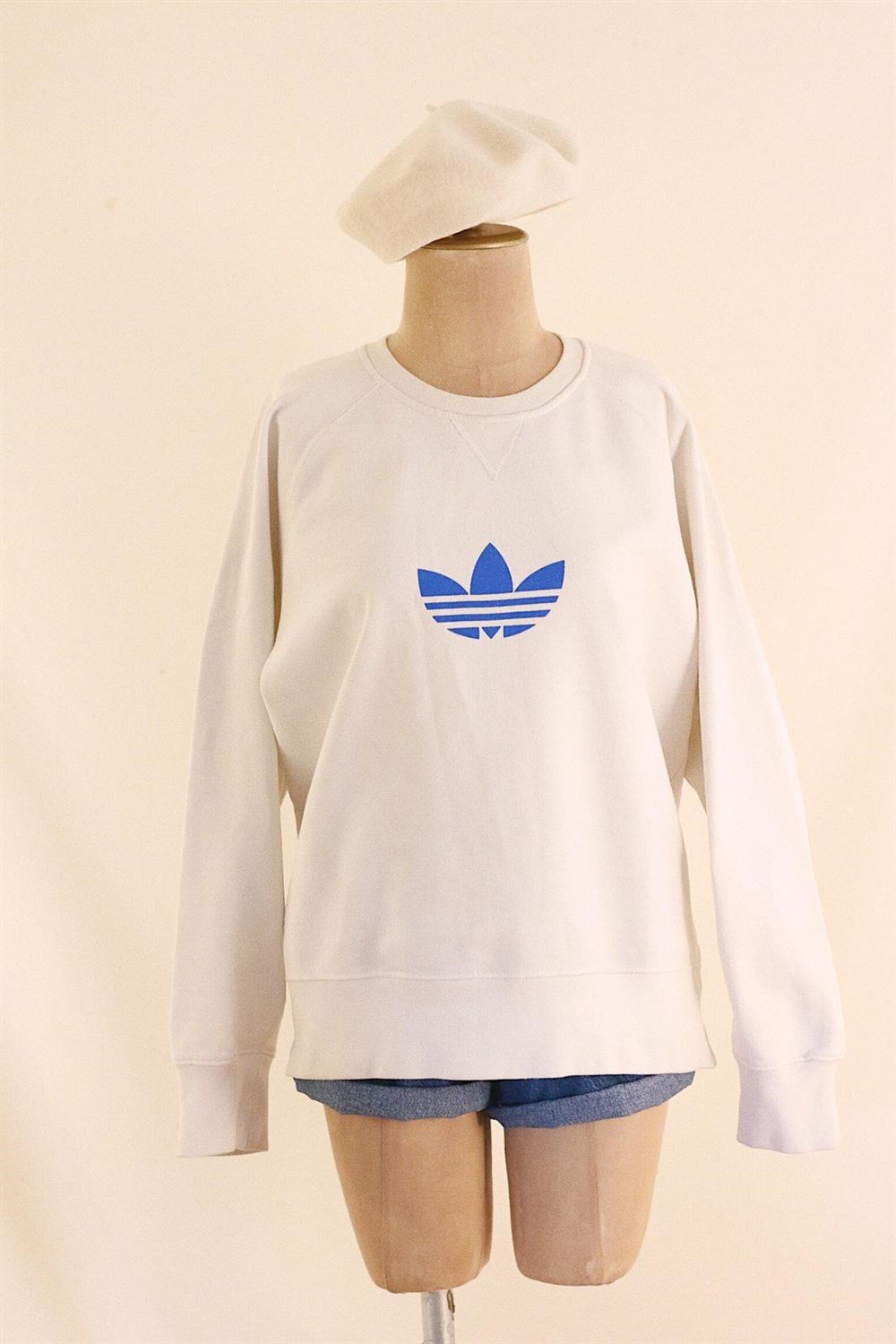 Buyukannemin Sand Vintage Sweat Orj. Adidas 90lar Sweat